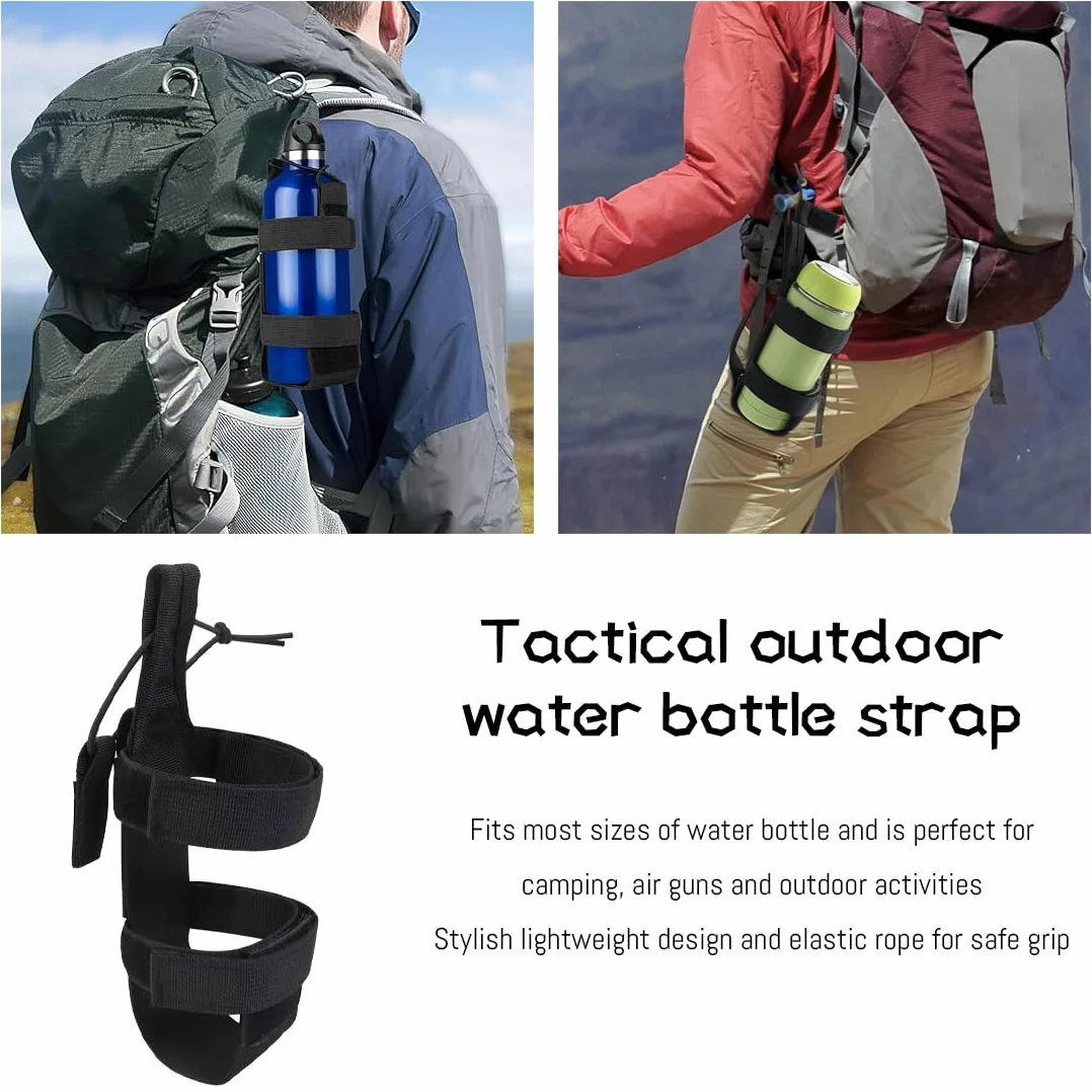 JEYORZY Borsa Porta Borraccia Molle Tattica Militare, Portaborraccia Imbottito Regolabile, Adatto per Attività Outdoor, 1 Pezzo