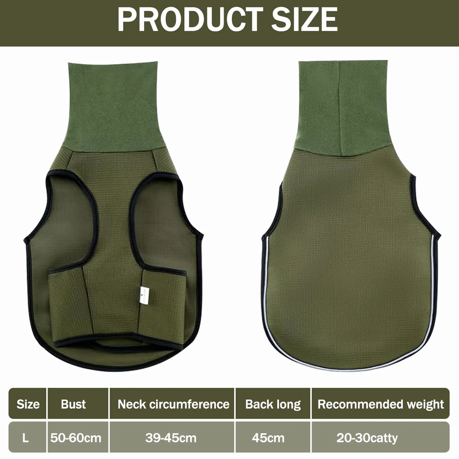 Cappotto Anti Ansia Cane Calmante Giacca Antistress Regolabile con Cappuccio