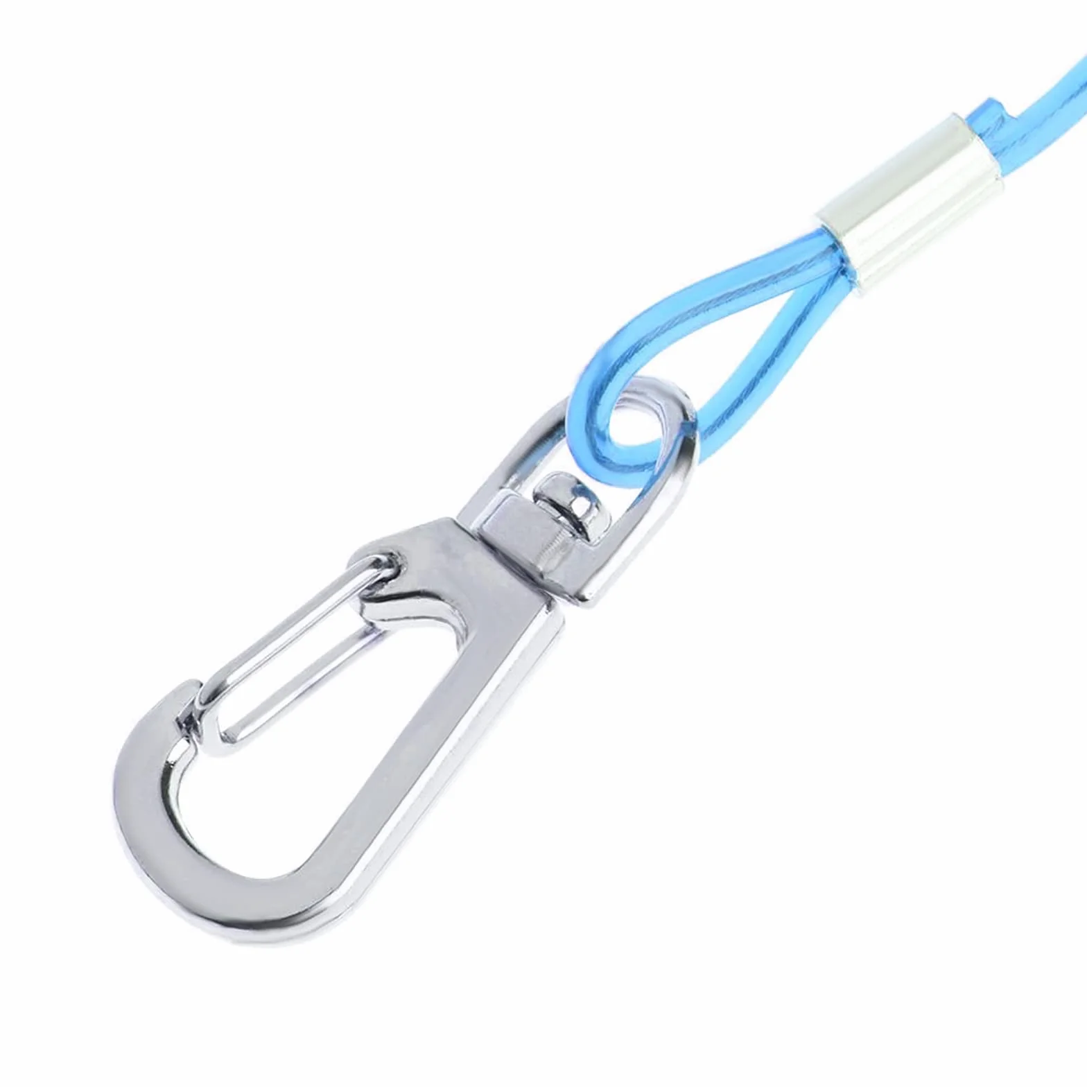 Andiker Corda Volante per Pappagallo 5 m, Catena per Piede, Imbracatura Addestramento Volo con Cordino Elastico Anti-Morso per Uccelli (Verde)