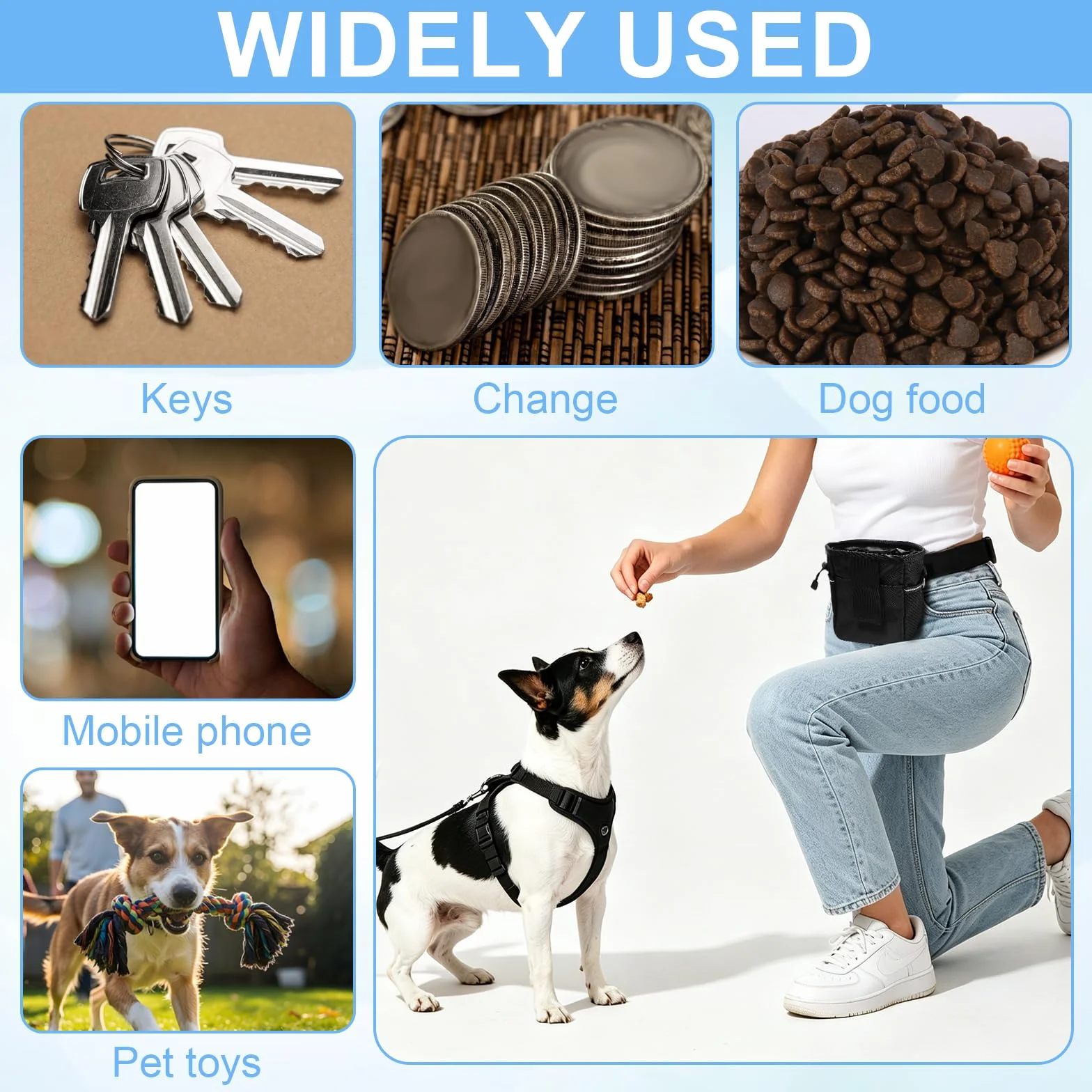 Porta Premietti per Cani, Addestramento Cani Accessori, Sacchetti per Alimenti E Snack per Cani, Adatti per L'addestramento dei Cuccioli O Le Escursioni All'aperto