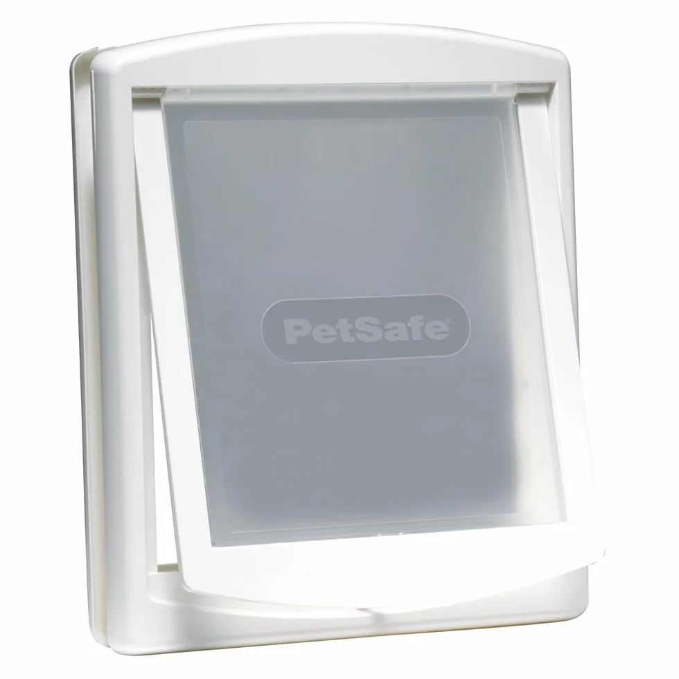 PetSafe Staywell Porta per Animali Domestici a 2 Vie, Installazione Rapida, Piccola Bianca