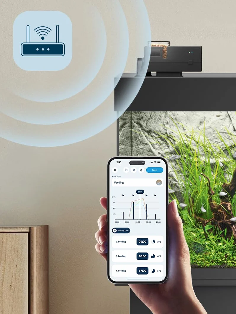JUWEL Aquarium - SmartFeed AppControl - Mangiatoia intelligente per il controllo tramite l'app MyJUWEL
