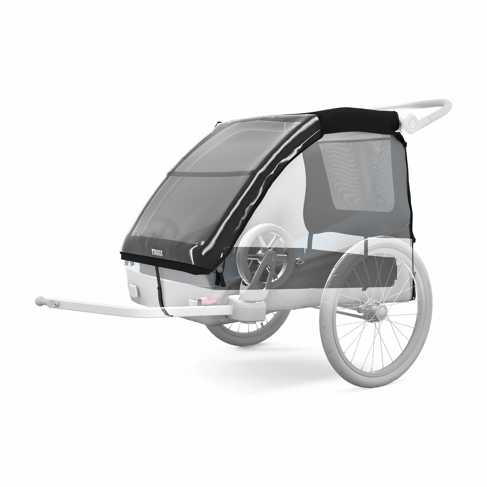 Thule Courier Dog Trailer Kit Rimorchio Cane Black, One-Size