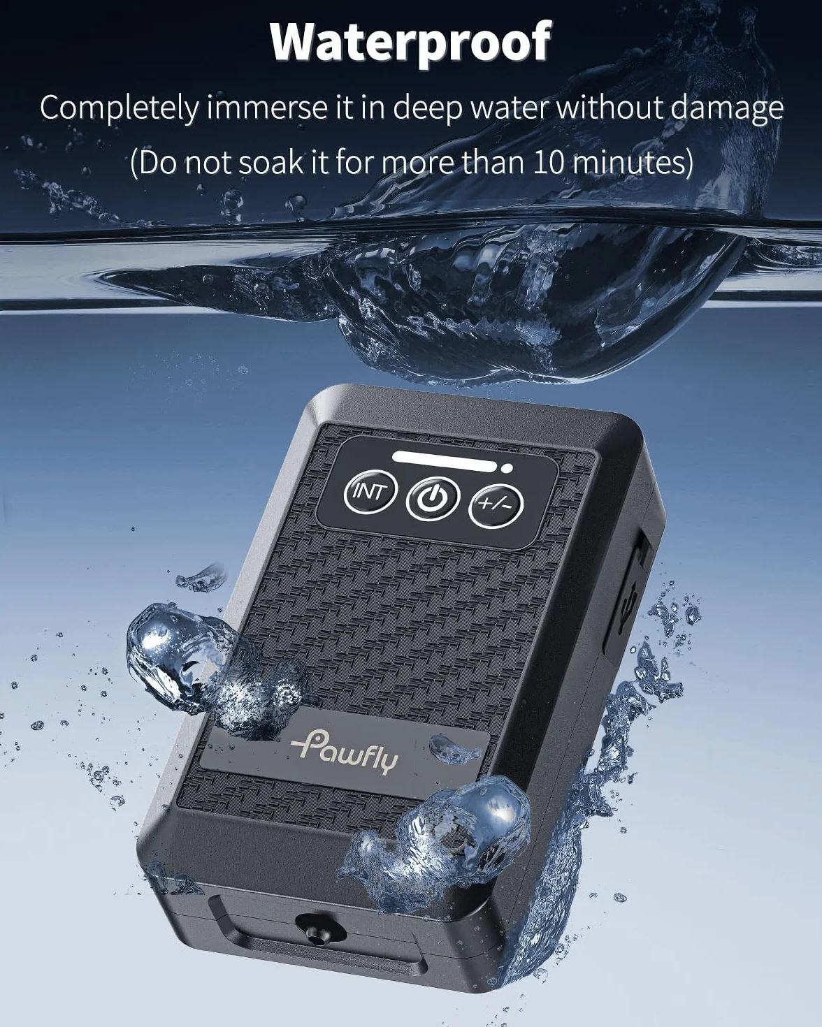 Pawfly Ossigenatore per Acquario a batteria al litio, Pompa d'aria ricaricabile USB per serbatoi di pesce da 20-500 L Aeratore portatile silenzioso per la Pesca all'Aperto e Interruzione di Corrente
