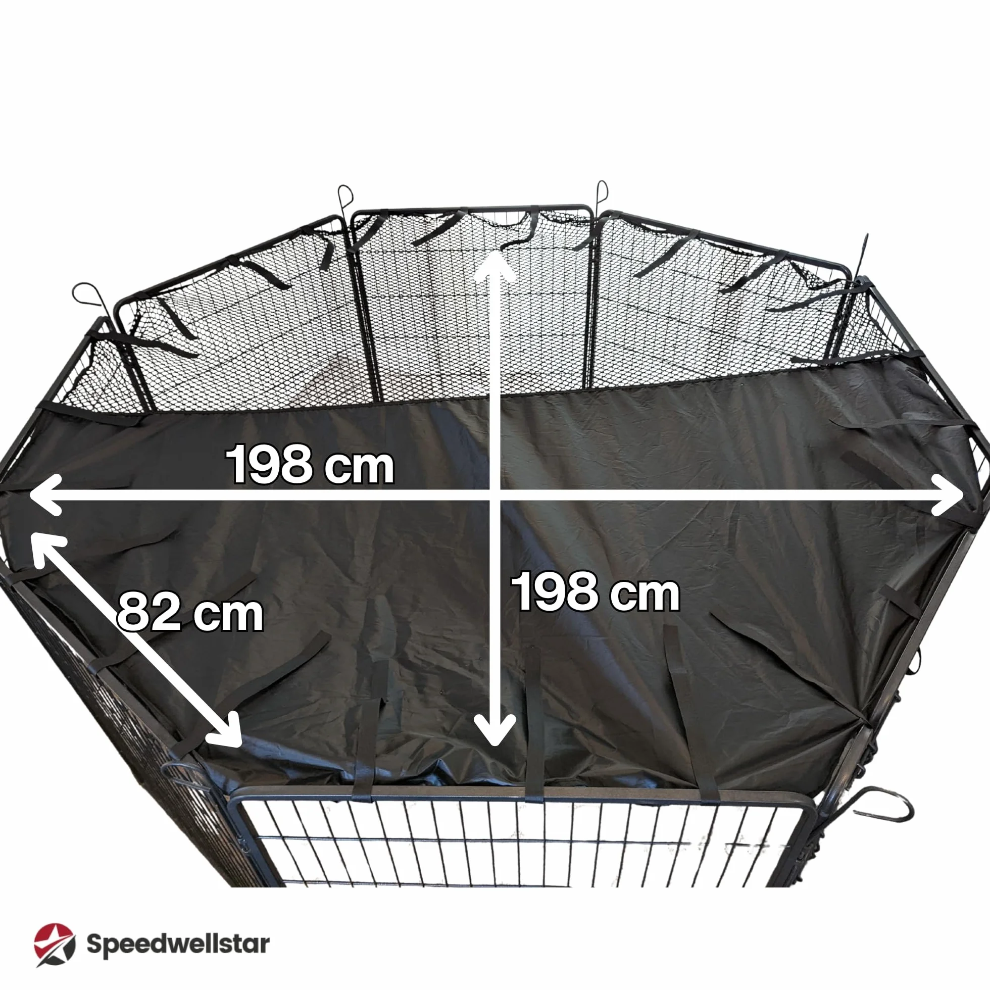 Speedwellstar parasole box animali domestici extra grande angoli elastici