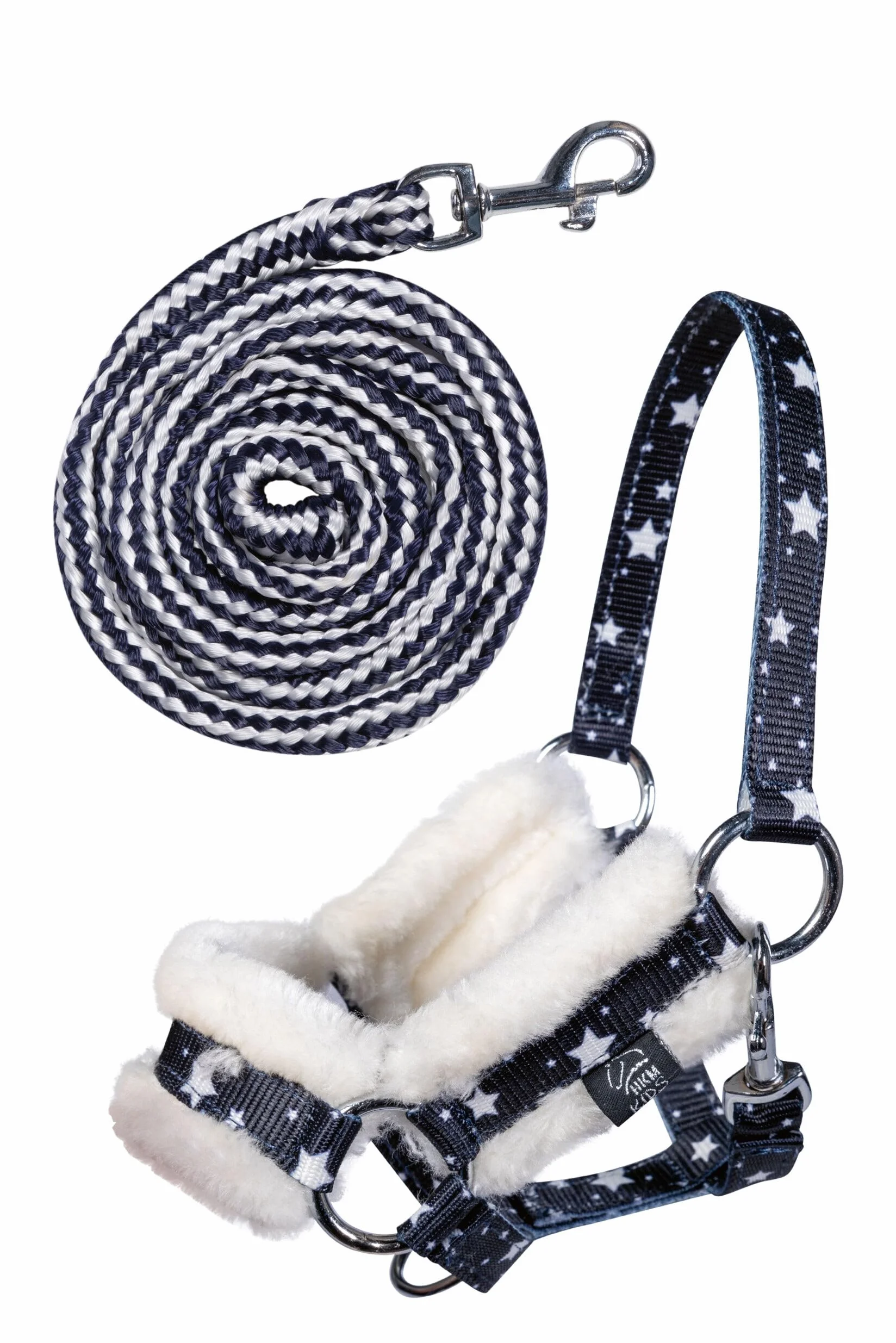 HKM SPORTS EQUIPMENT Hobby Horse - Set di cavezza con stelle
