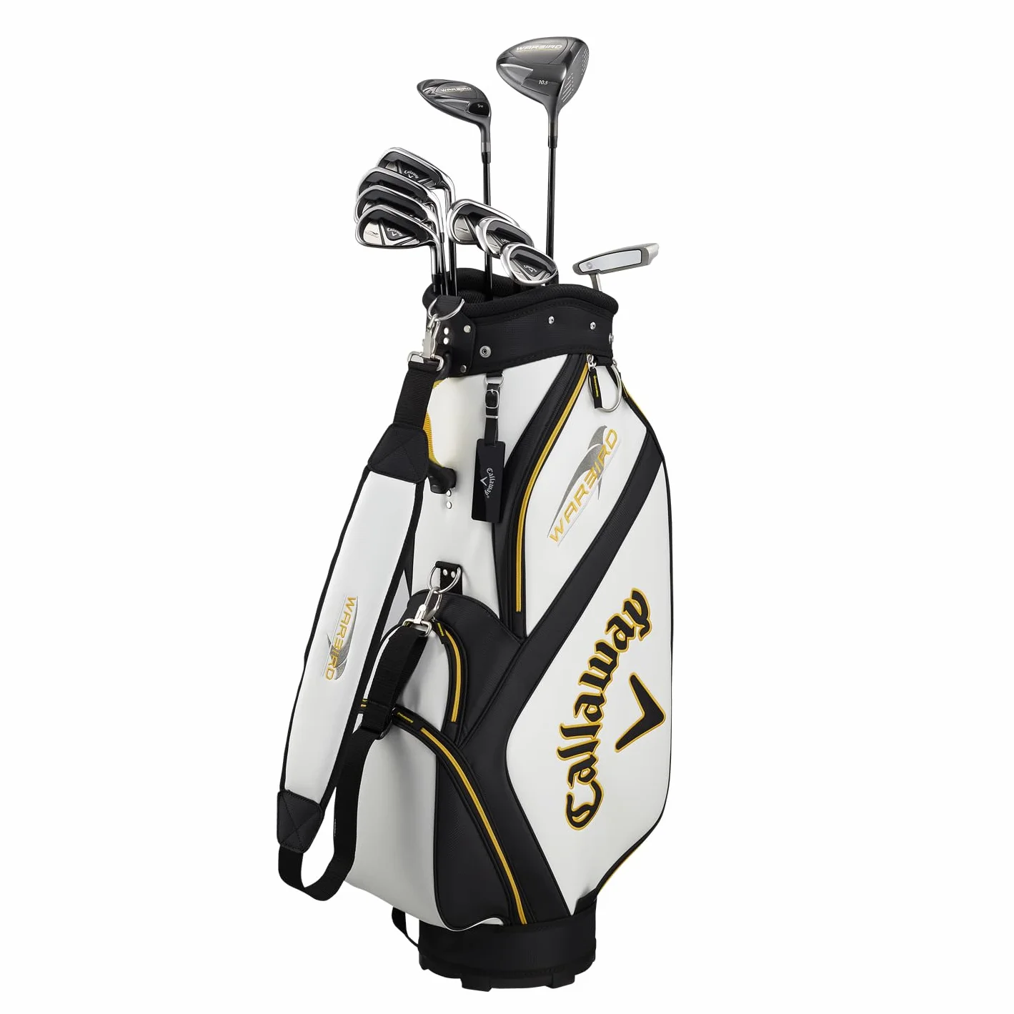 Callaway Golf Warbird Set completo di bastoncini da uomo, in acciaio/grafite Stiff (10 bastoncini + borsa)