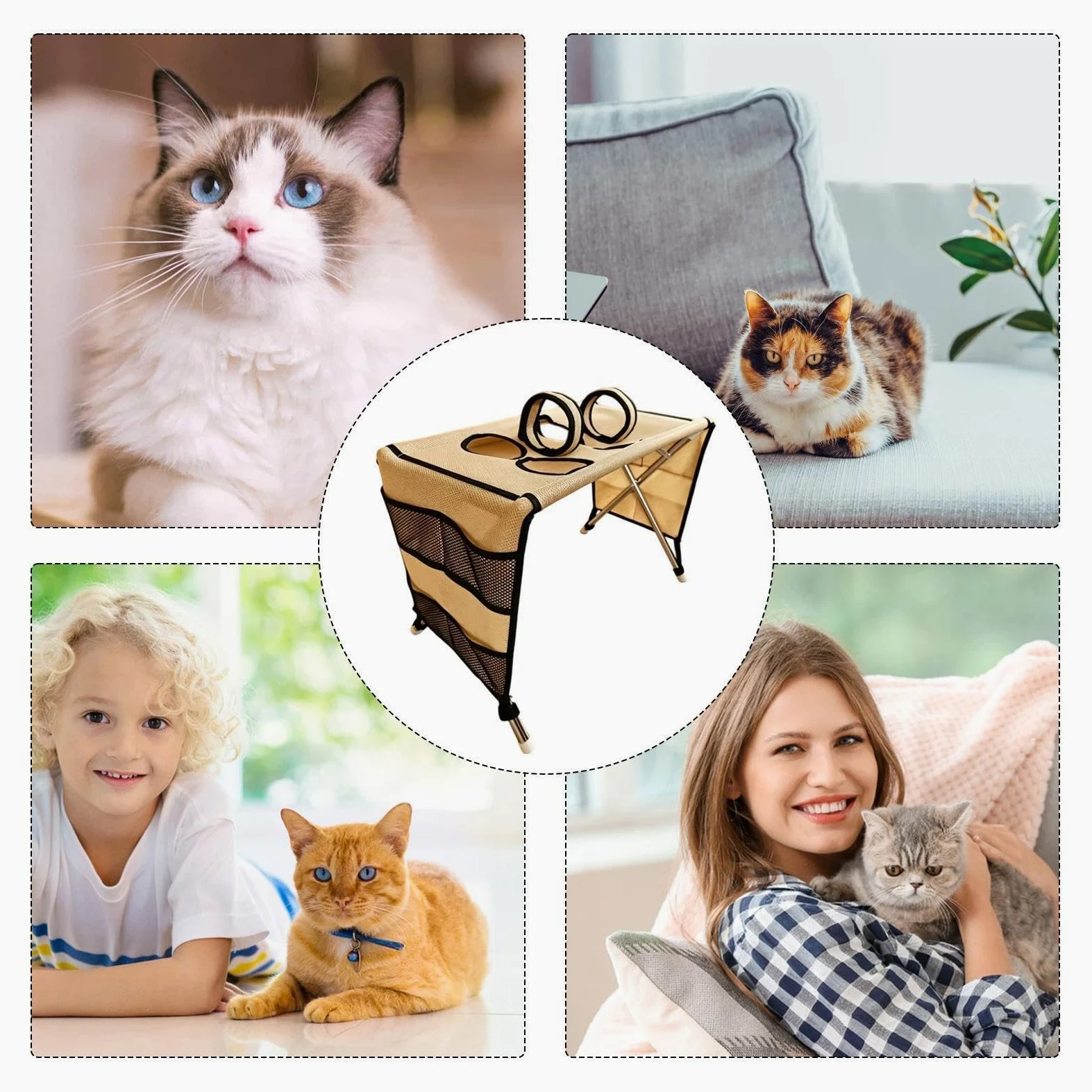 Tavolo Toelettatura Cani Supporto Rimovibile Traspirante | Amaca Per Taglio Unghie Cani Per Cuccioli, Cani Anziani, Bagno, Doccia, Lavaggio, Taglio, Rasatura, Spazzolatura, Salone,