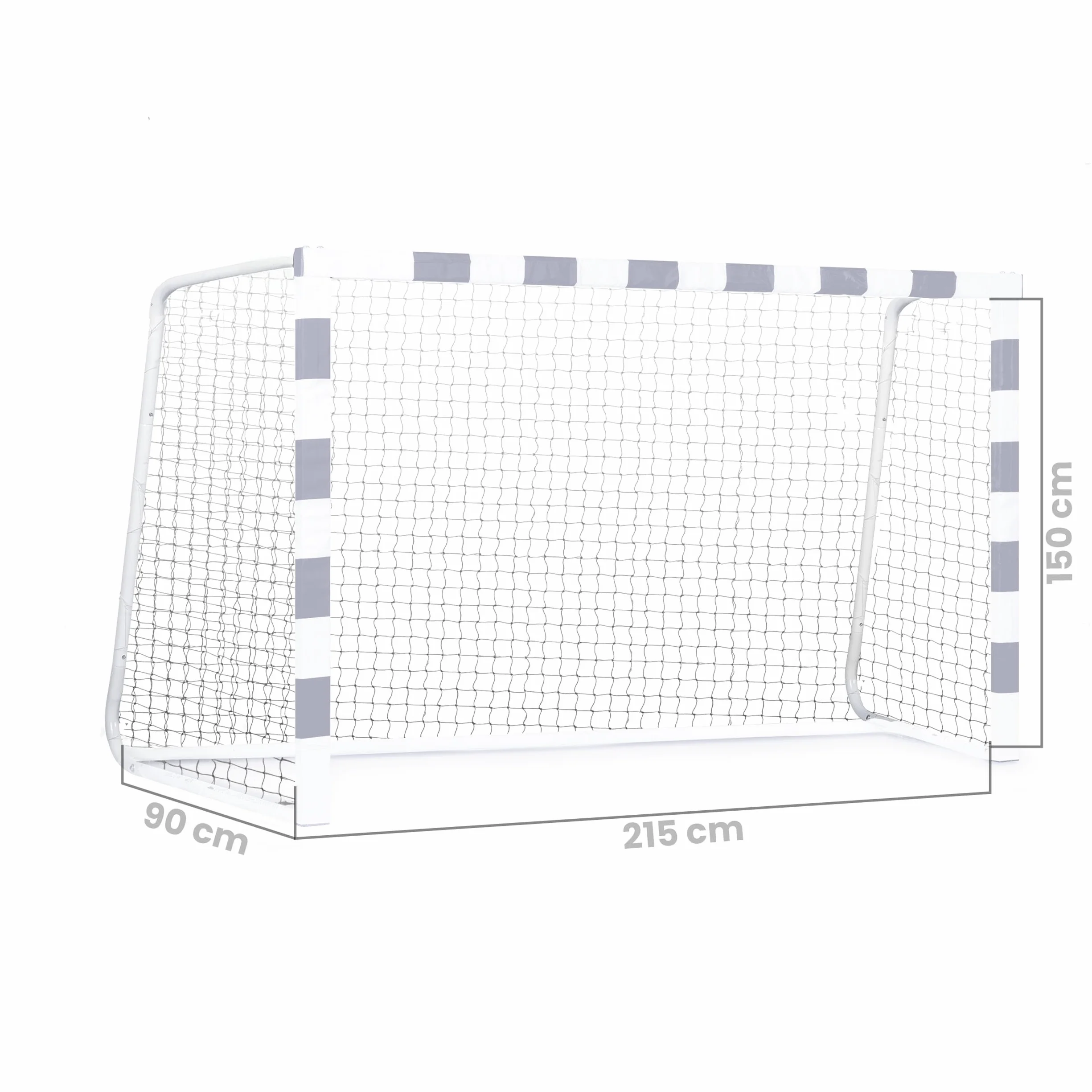Neo-Sport Rete da Calcio - Rete per Portiere - Robusta - Rete di Ricambio - 215 x 150 x 90 cm