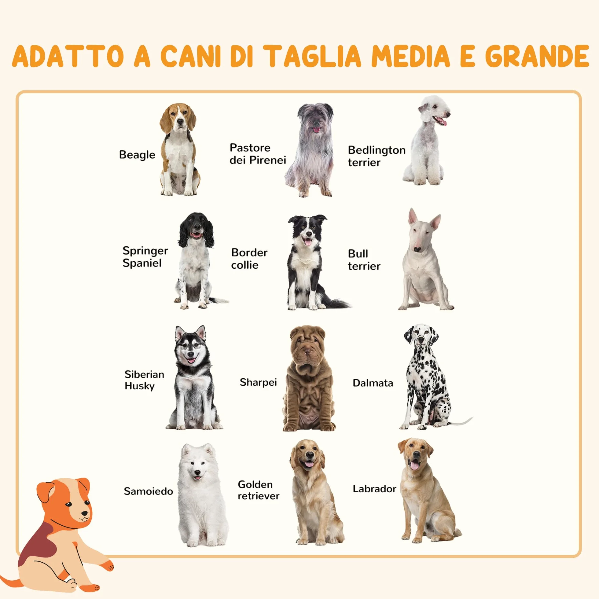 PawHut Cancellino per Cani Taglia Media Pieghevole con Doppia Chiusura di Sicurezza, Cancelletto di Sicurezza Modulabile in Metallo e Plastica, 123x102x100 cm, Nero