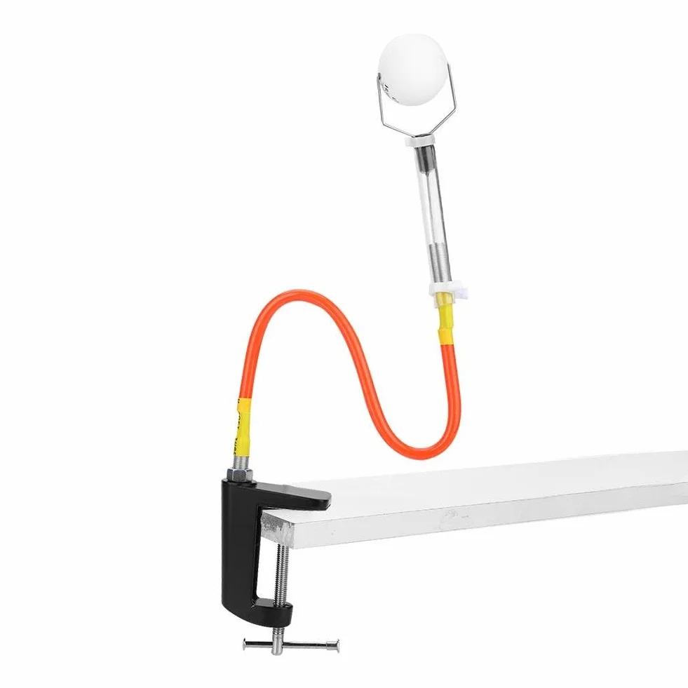 MAGT Macchina per Palline da Ping-Pong, Allenatore di Tennis da Tavolo in PVC Regolabile Fisso a Rimbalzo