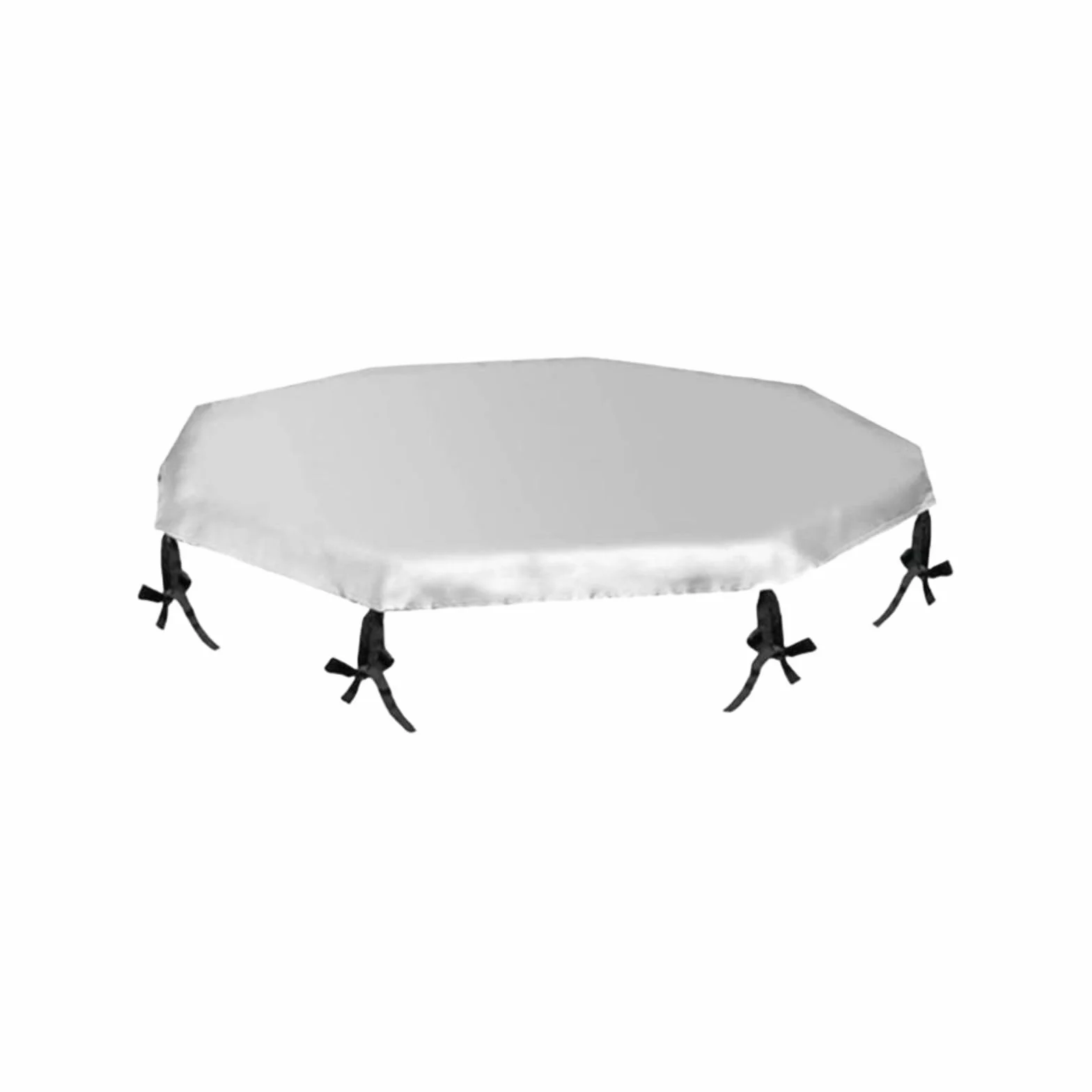 Copertura per box per cani a 8 pannelli, protezione solare e pioggia, per animali domestici, regolabile, adatta per recinti esterni (argento)