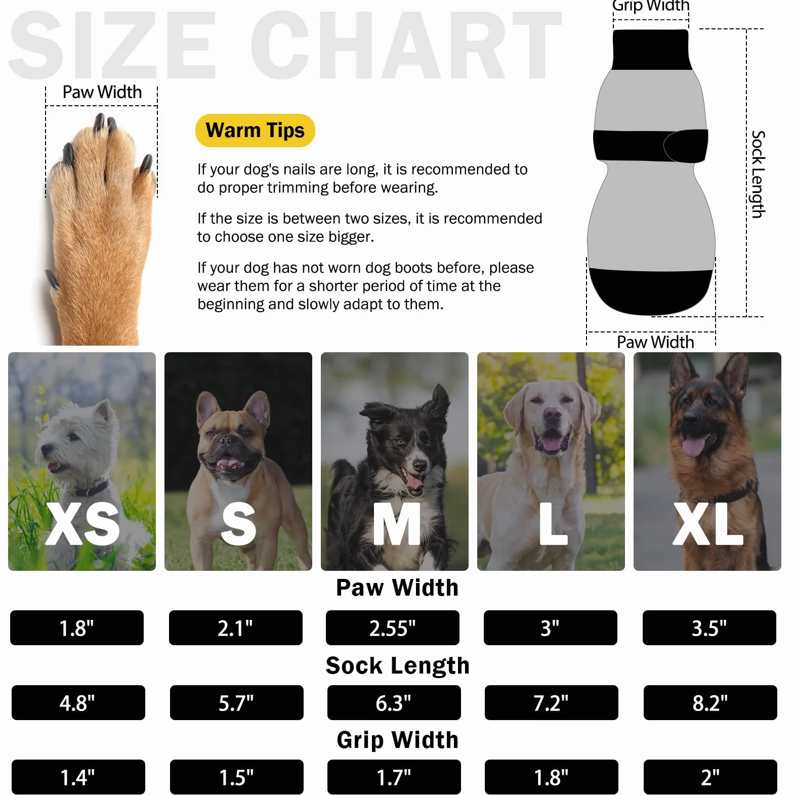 SCENEREAL Calzini per cani per evitare di leccare le zampe, Black Pearl Paw S