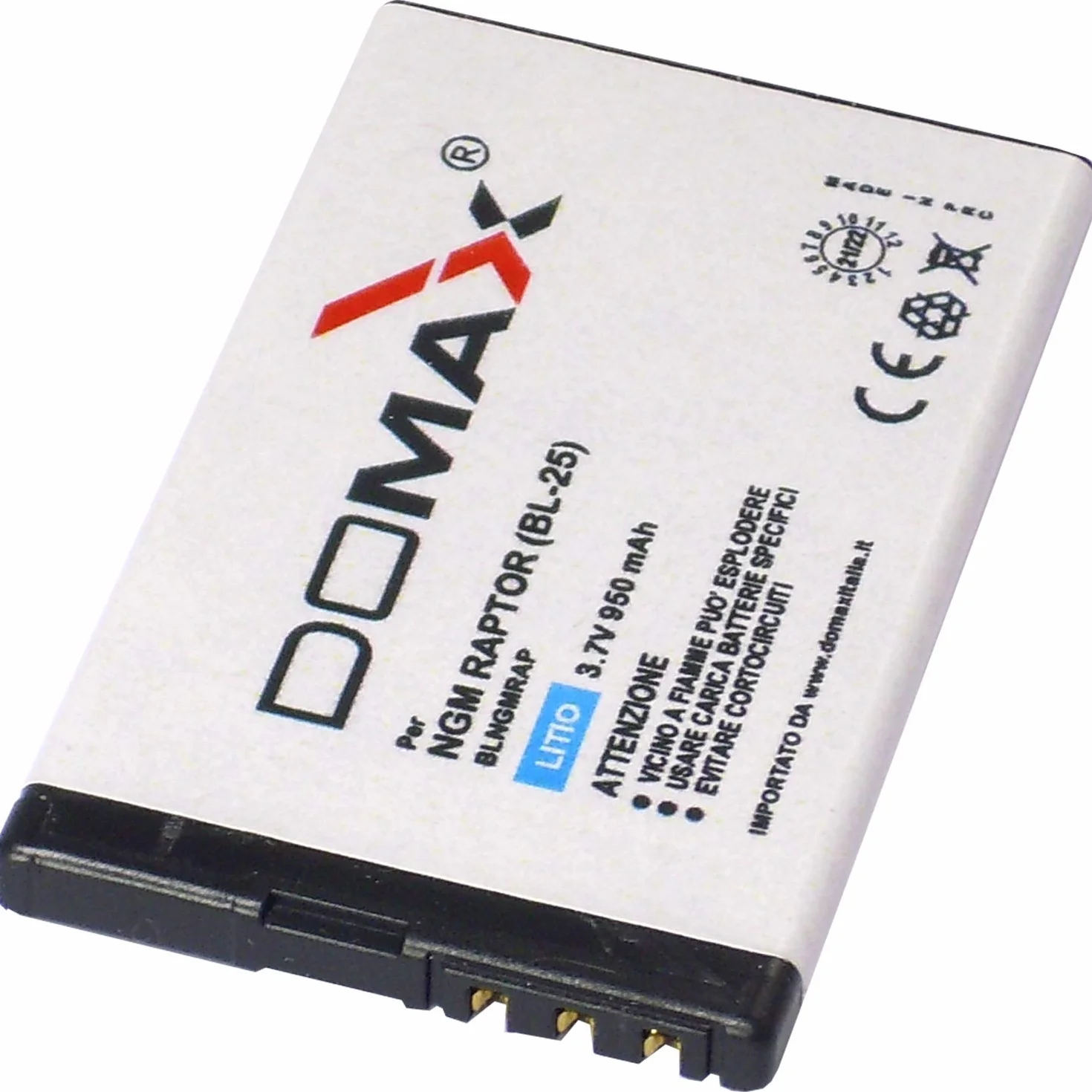 DOMAX Batteria NGM Raptor - Stealth (BL-25)