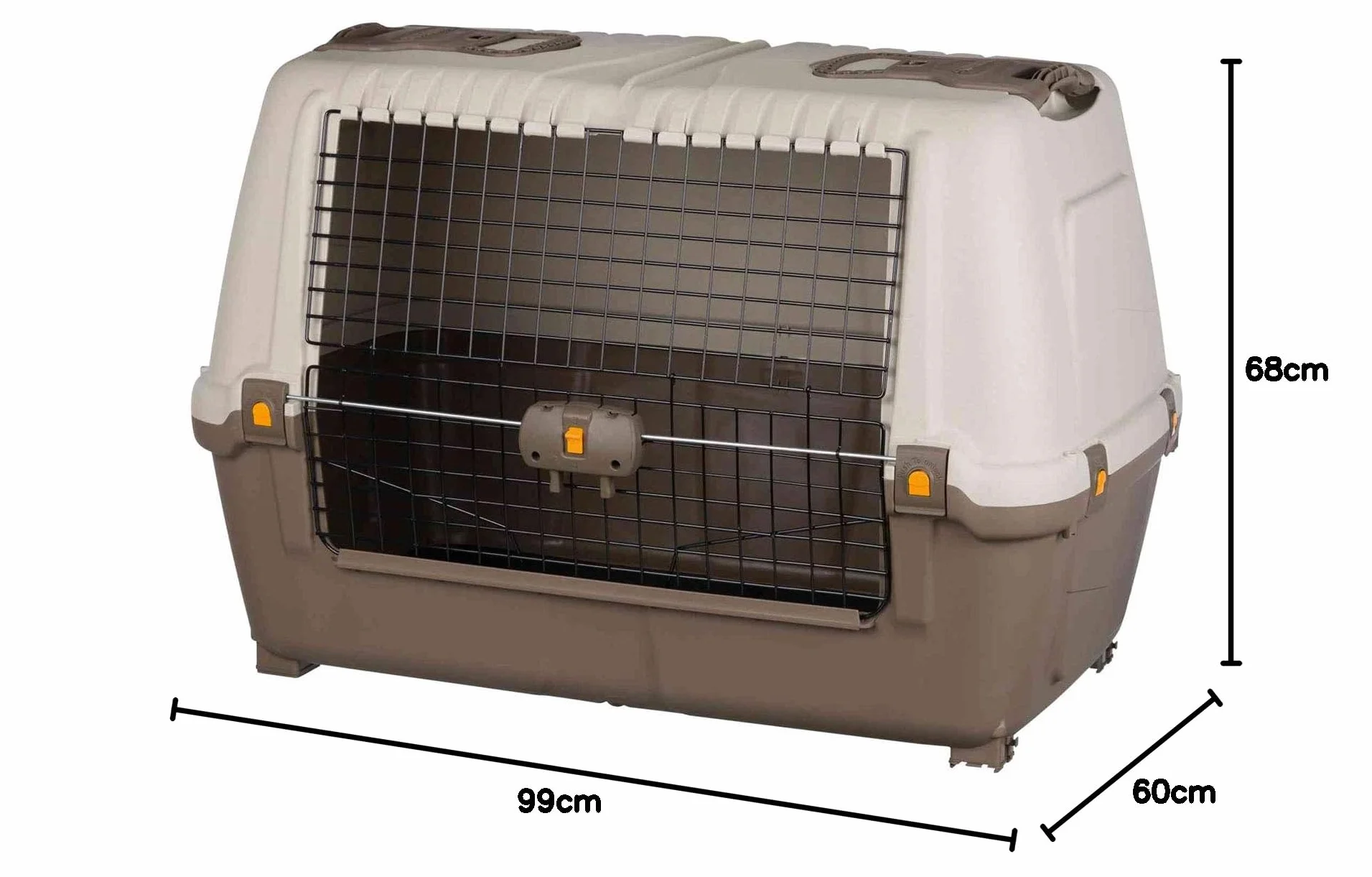 MPS TRASPORTINO per Cane SKUDO Car Viaggio Trasporto Auto Macchina OMOLOGATO-100-MARRONE