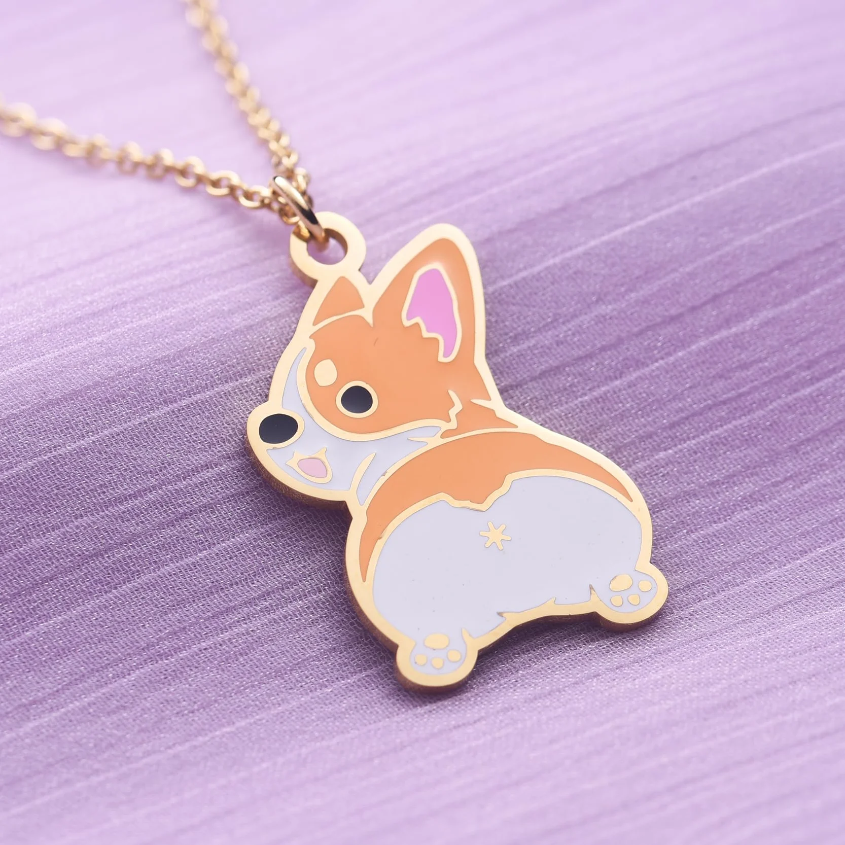 Melix Home Collana con ciondolo a forma di cane gioiello per amanti dei cani regalo