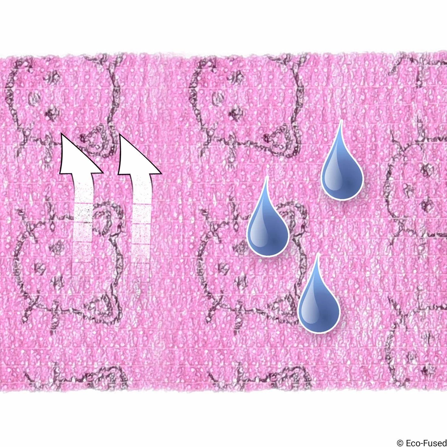 Fasce Autoadesive - Nastro per Ferita per i Gatti - Confezione da 6 - Supporta Muscoli e Articolazioni - Facile da Applicare e Rimuovere - Non si Attacca ai Capelli - Elastico, Idrorepellente