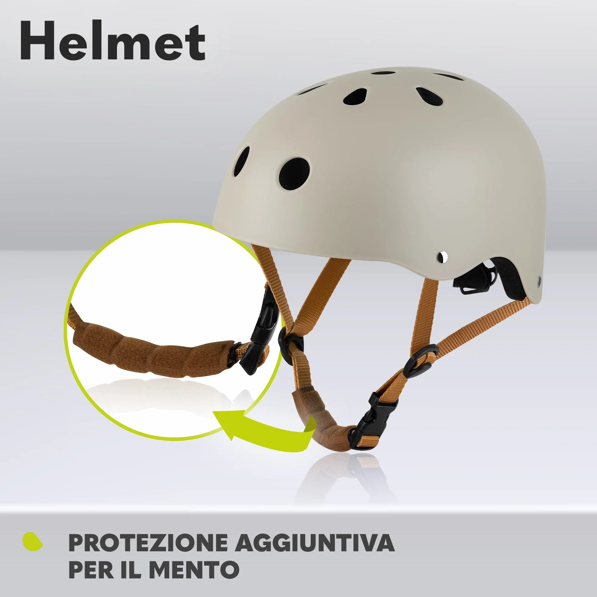 Lionelo HELMET Avventura creativa Casco Bici Bambini Taglia S Regolabile 50-56 cm Ventilato ABS EPS Certificato Intertek