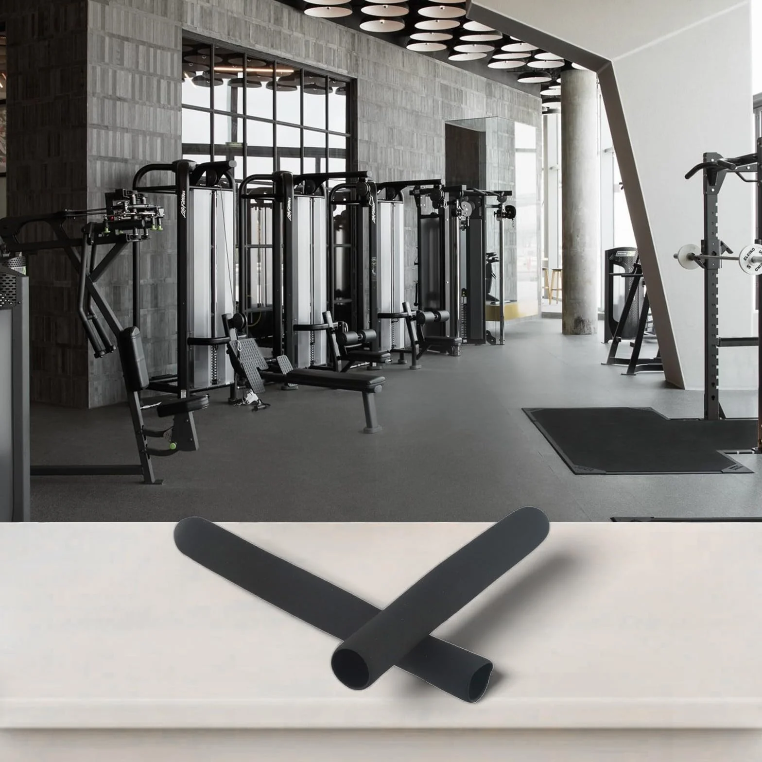 Impugnature fitness in PVC canapa antiscivolo 25 mm