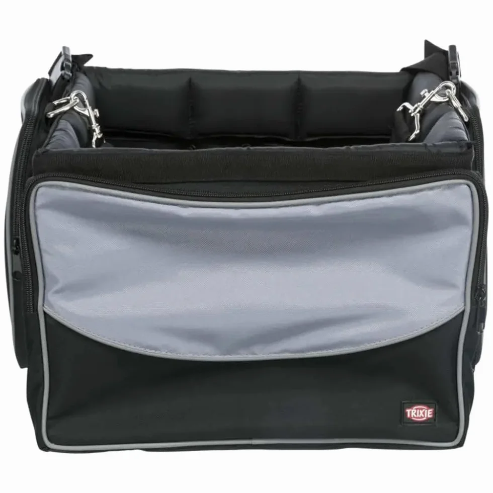 TRIXIE Bauletto anteriore per bicicletta, 41 x 26 x 26 cm, nero/grigio, 2,82 kg