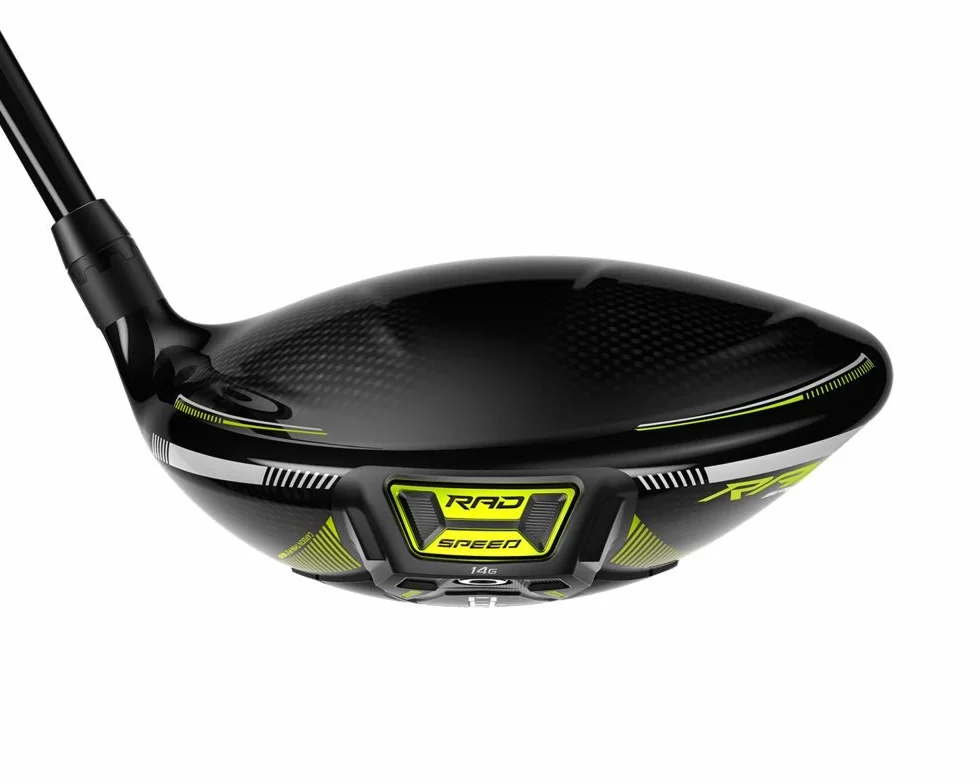 Cobra Golf 2021 Radspeed XB Driver Gloss Black-Turbo Yellow (mano destra uomo, Project X Hzrdrus Rdx Blue, Stiff Flex, 9)