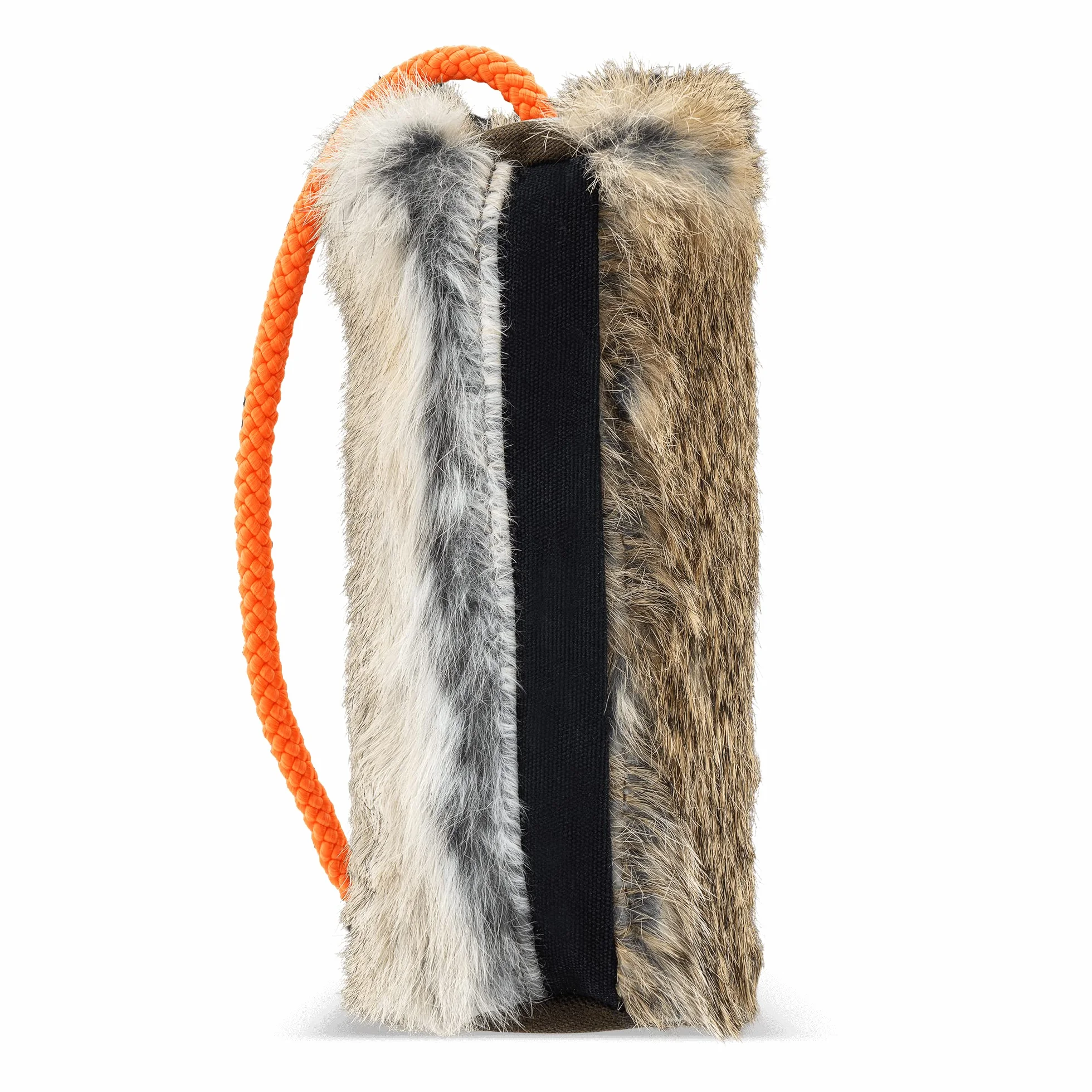 Firedog - Dummy per cibo con pelliccia di coniglio, con chiusura lampo, impermeabile e lavabile