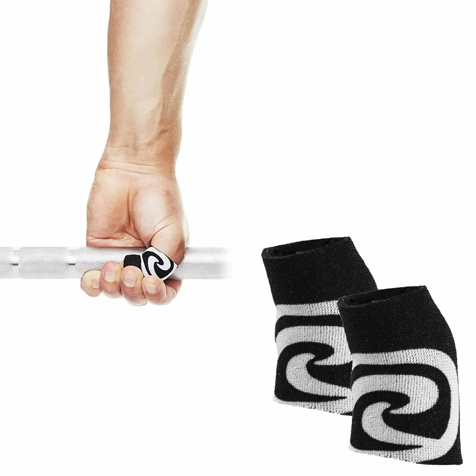 Rehband RX Thumb Brace, 1 Paio, Protezione del Pollice per l'allenamento della Forza, Neoprene da 1,5 mm, Protezione della Presa a Gancio