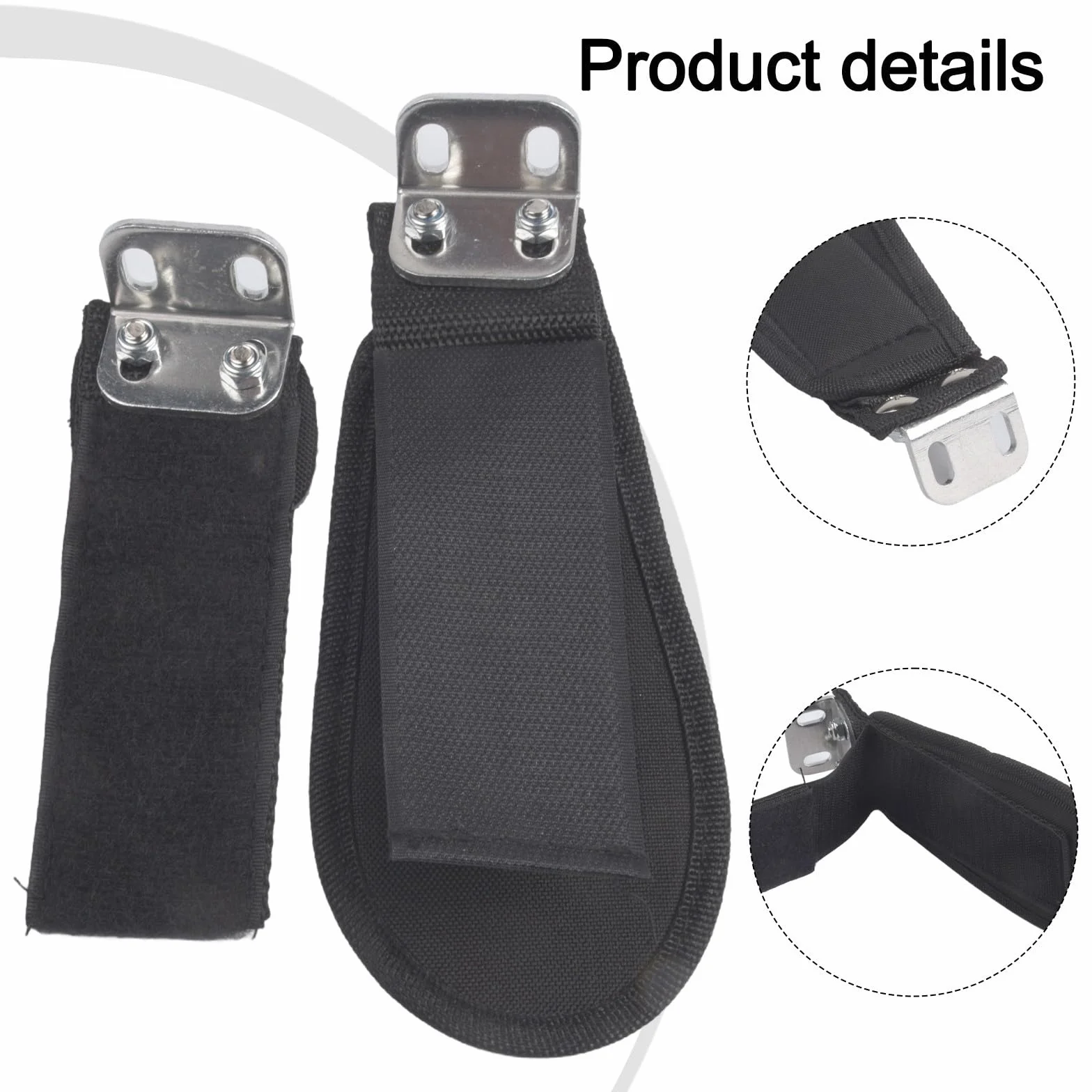 Mountain Skateboard Supporto Longboard Fissaggio Lega Alluminio Fuoristrada Nero