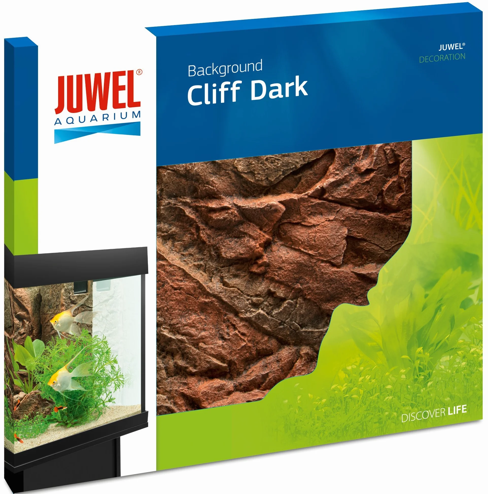 Juwel Aquarium Gioiello Backround 3D Scogliera Scuro