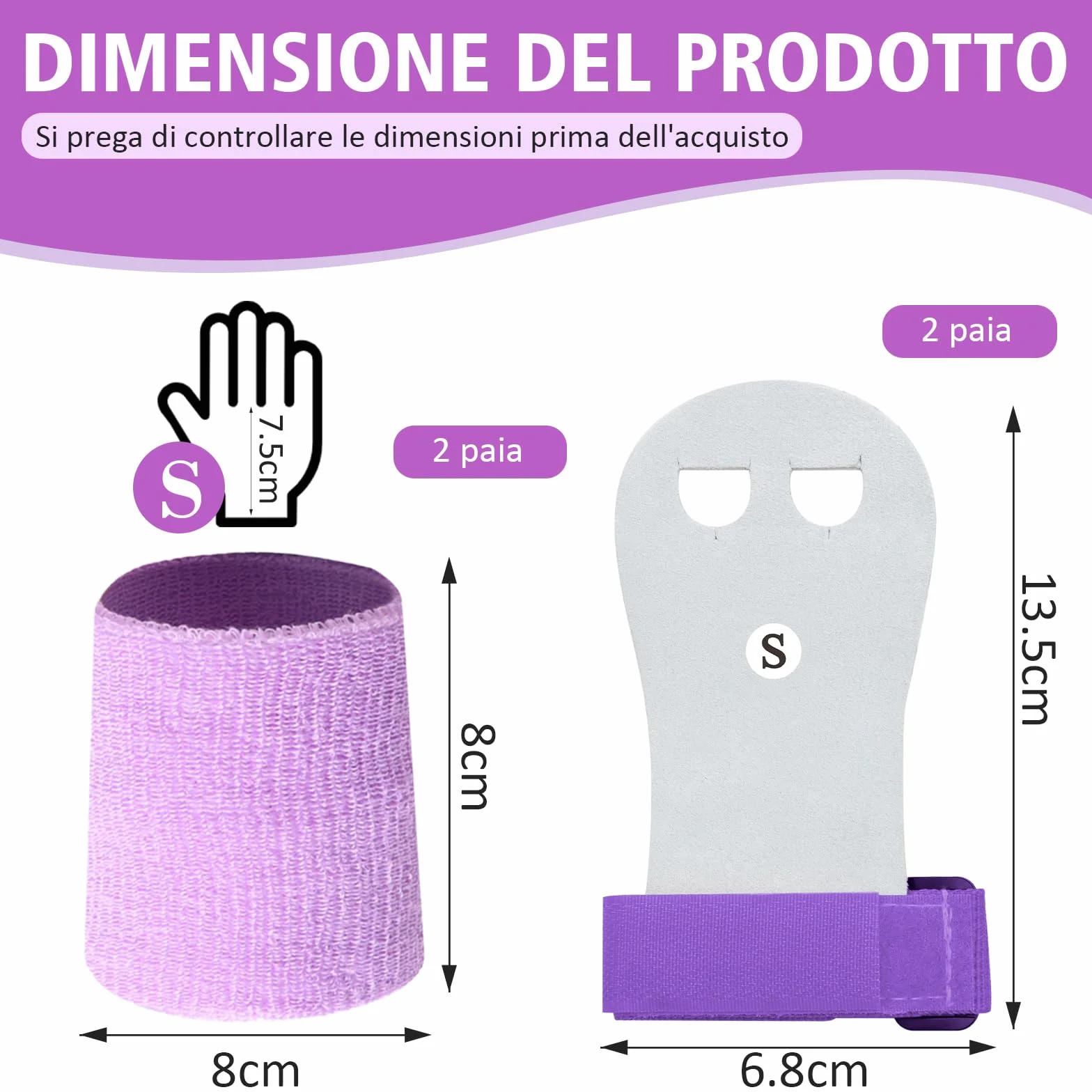 Scettar Falcon Grip Pad Set di Polsini da Ginnastica 1 Paia per Cross Training Bambina Ragazzi Ragazze