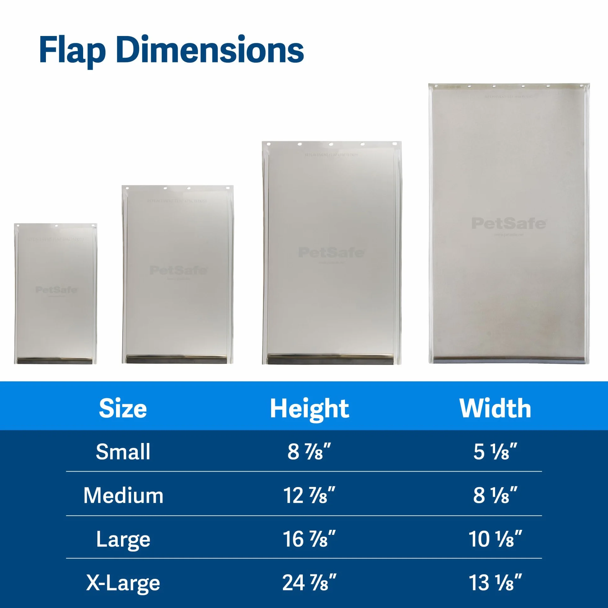 PetSafe Flap di Ricambio per Porta Marrone 84874