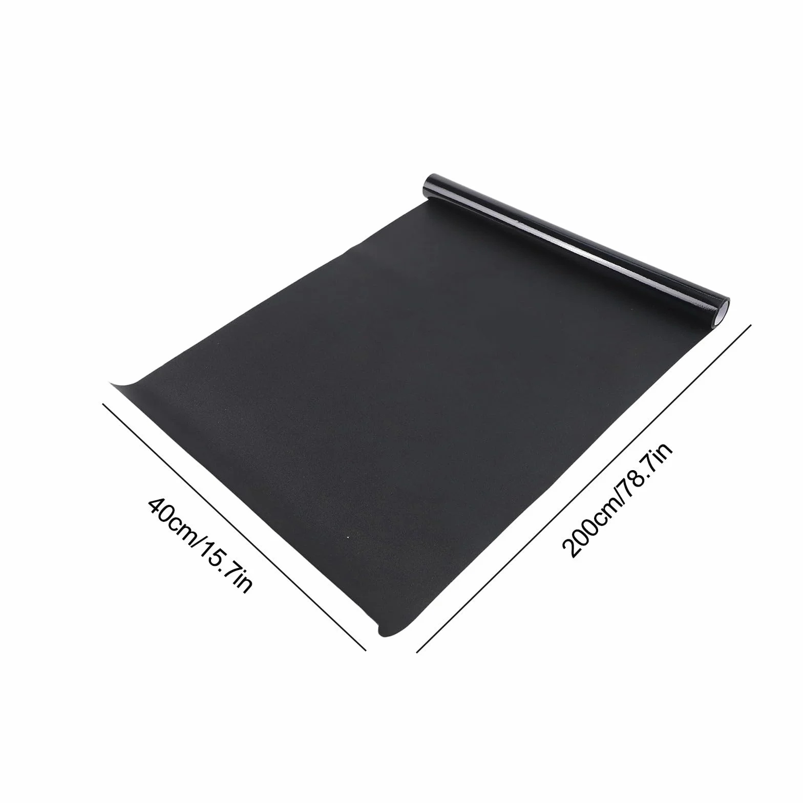 Sfondo nero per acquario aderente per acquario, carta da parati statica in PVC per evidenziare pesci e piante, decorazione resistente all'acqua, facile da pulire (40 x 200 cm)