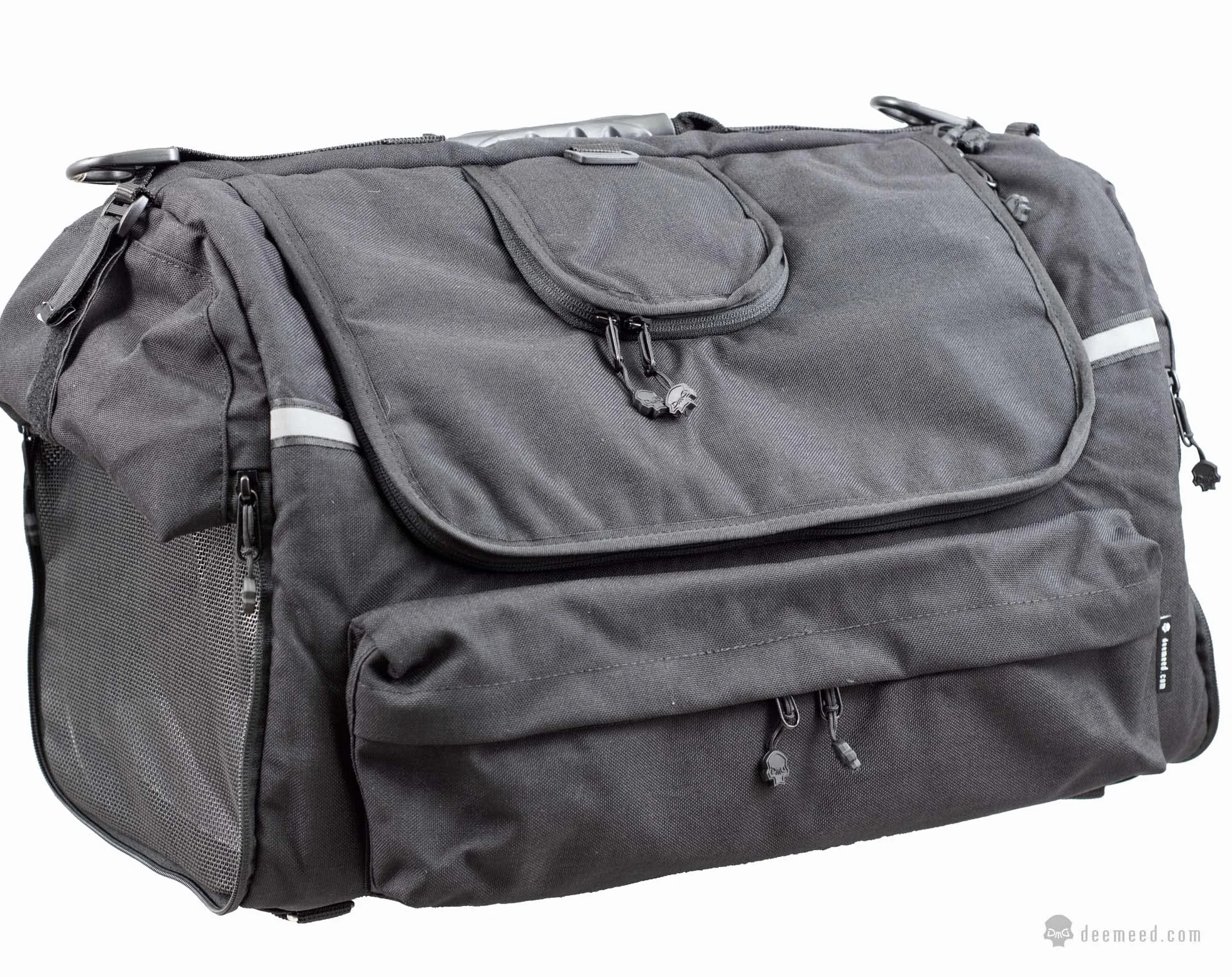 PETBAG, trasportino per cani da moto, impermeabile, portatile, sistema di ventilazione tripla per cani o gatti, per sissy bar, portapacchi o sedile. Realizzato in tessuto Cordura Italiano
