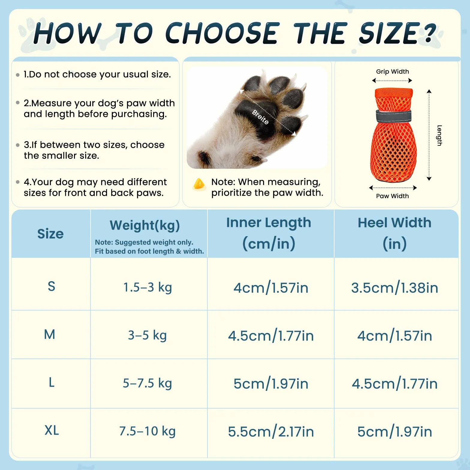 Scarpe Estive per Cani 4 Pezzi Rete Antiscivolo Traspiranti Protettive