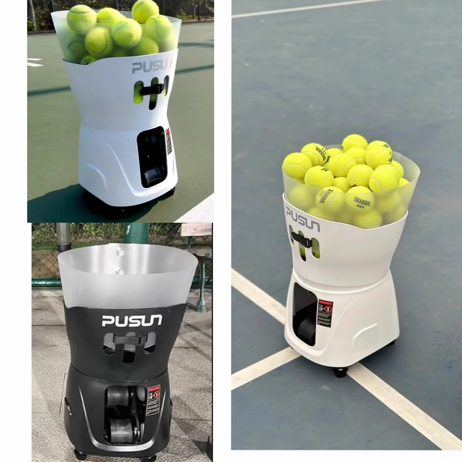 Macchina per palline da tennis PUSUN PT-Mini Pro con telecomando Smart App Control