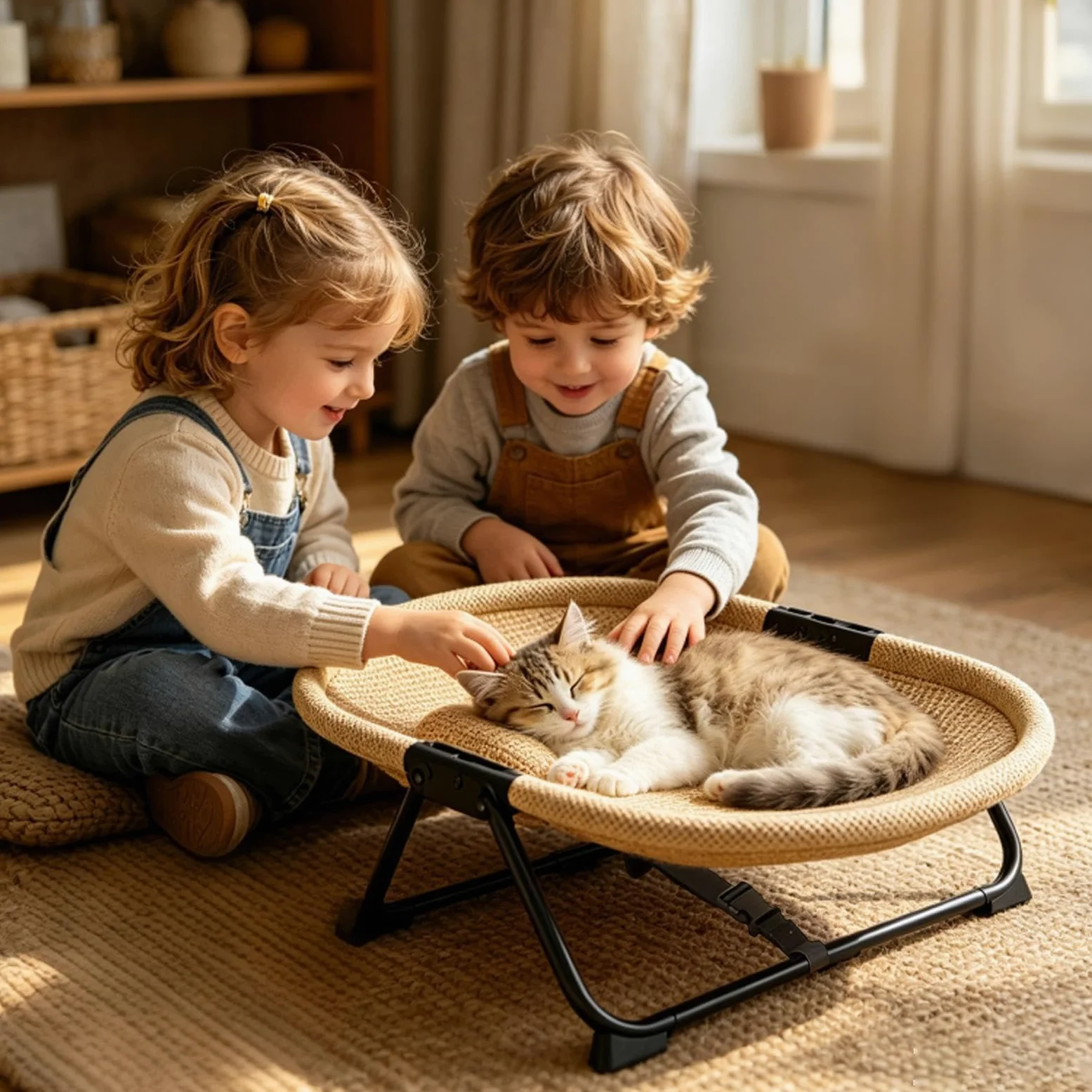 Generico per Cani Rialzato Tappetino Pieghevole Traspirante | Rialzato Pieghevole Per Animali Da Esterno Cuccioli Di Taglia Piccola E Media Interno Esterno Casa Viaggio Gabbia Canile