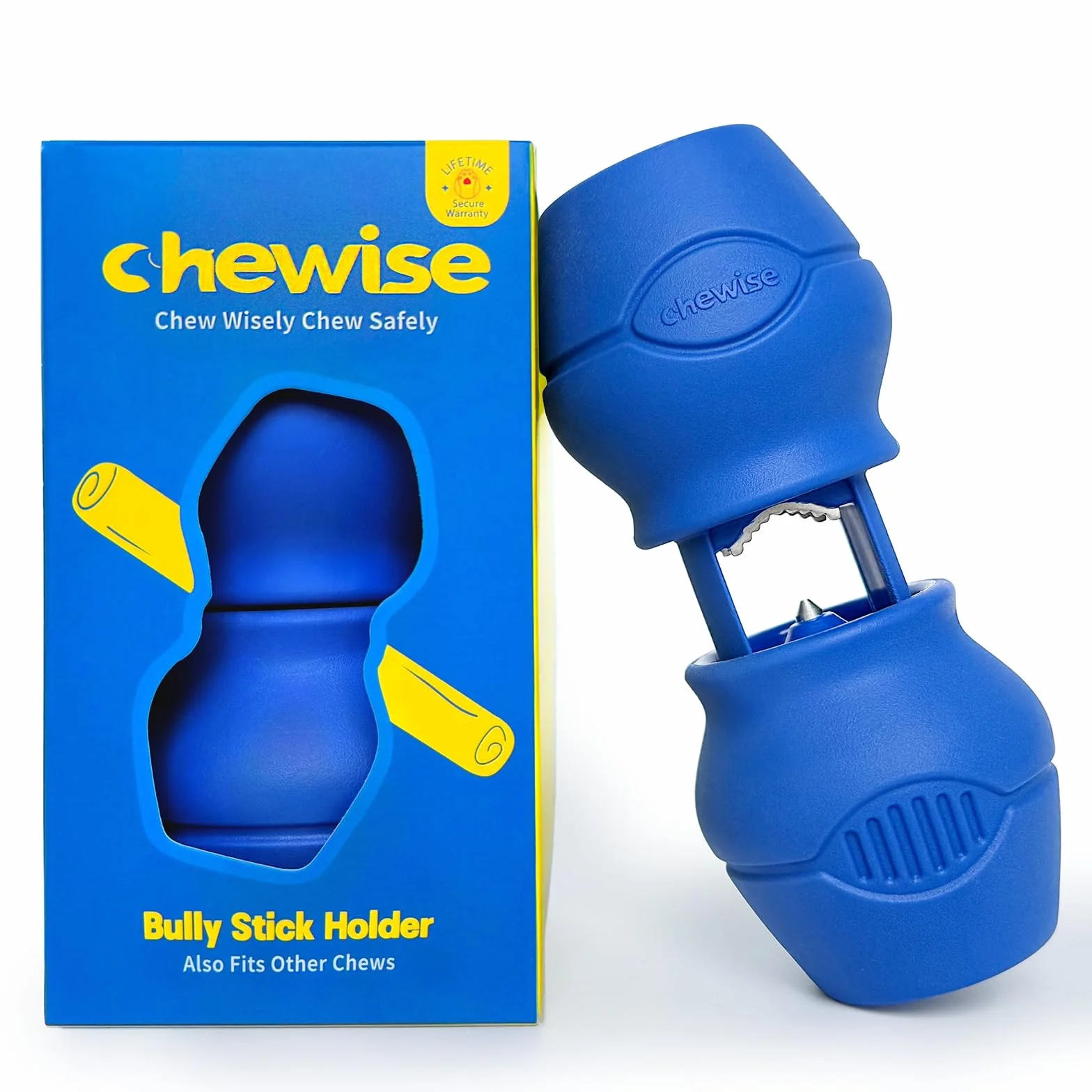 Chewise Supporto per Bastoncini da Masticare per Cani, versione migliorata, resistente e sicuro, dispositivo BPA-free per prevenire il soffocamento, compatibile con vari bastoncini e taglie di cani