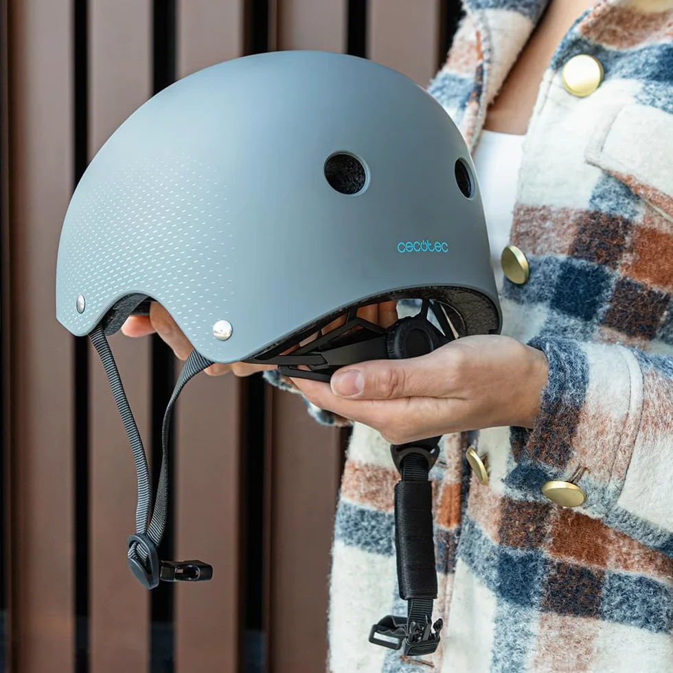 Cecotec Casco Montaña BrainGuard Sprinter, maggiore comodità, Ruota e cinghia di regolazione, Per biciclette e monopattini elettrici, Omologato