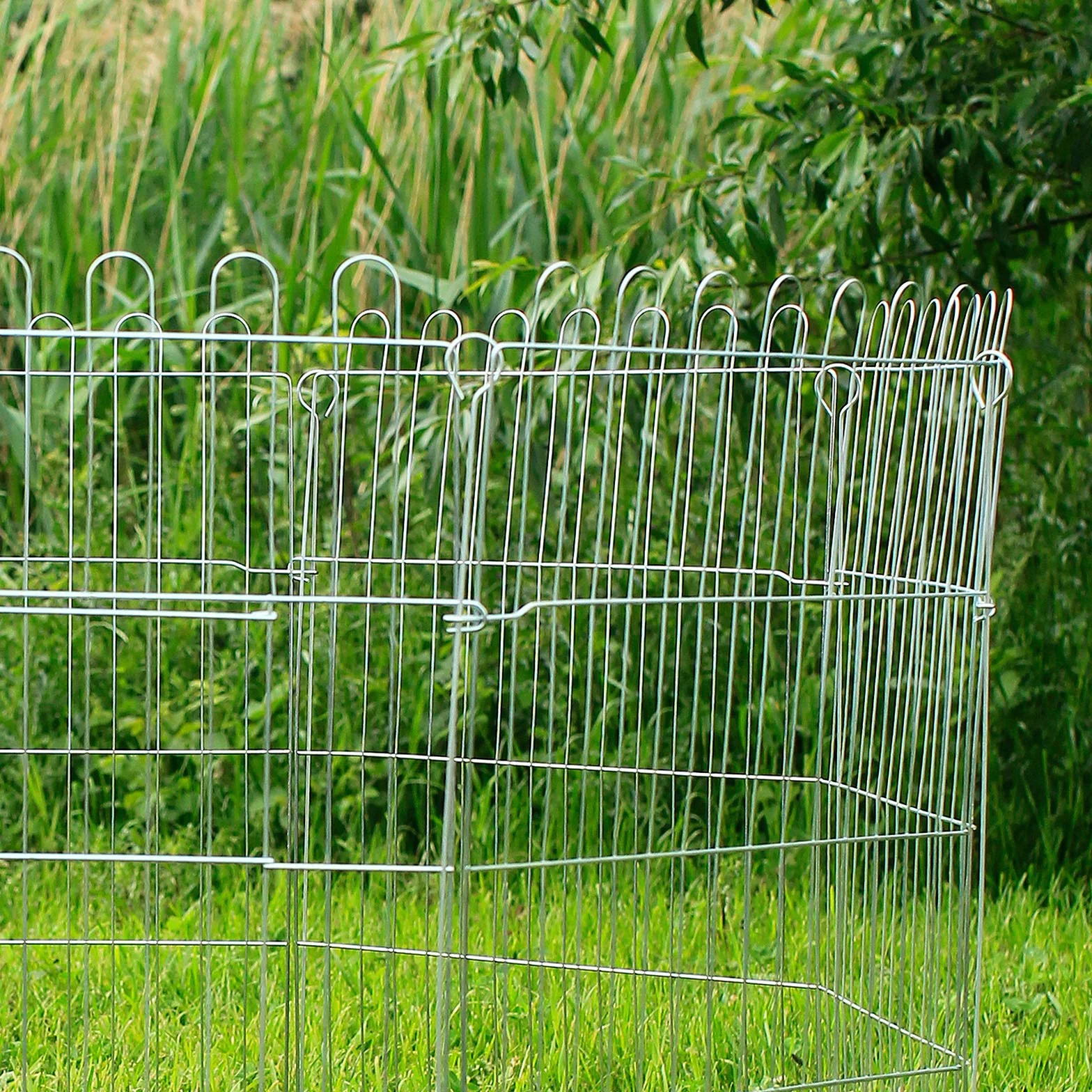 lionto Recinto per Cani Gatti Cuccioli Gabbia per Animali Piccola Taglia 59x78 cm