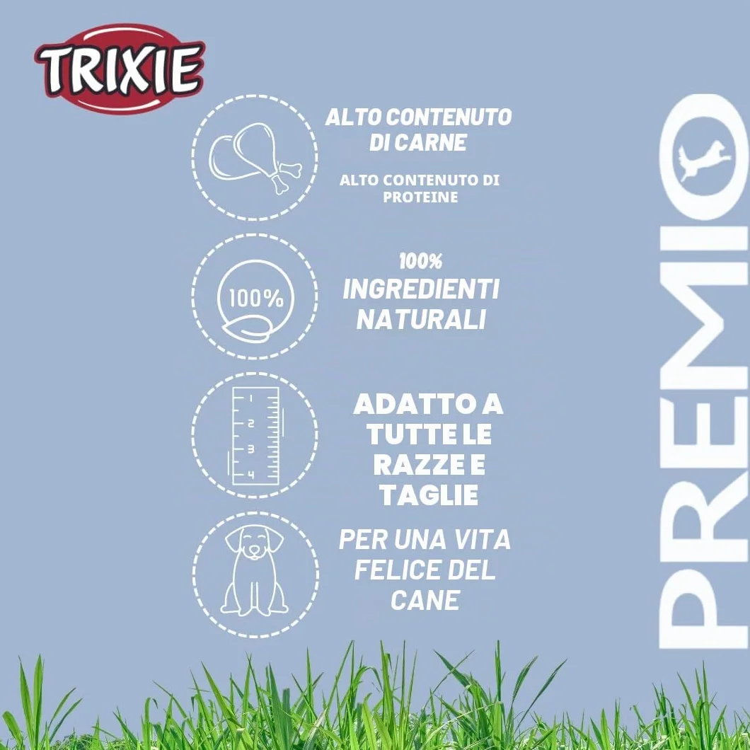 Trixie 31591, Snack Premio per cani al pollo, 5 x 100 g