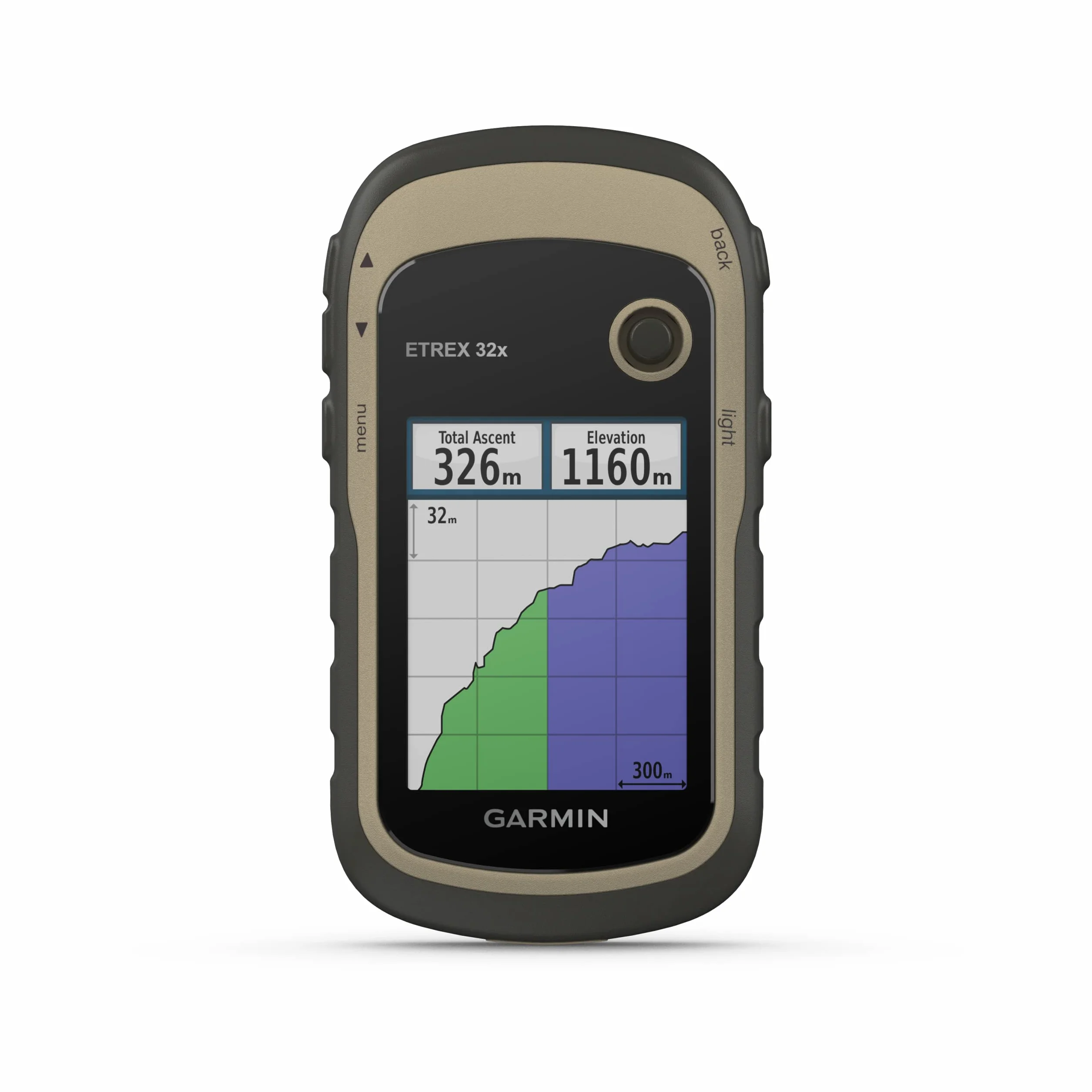 Garmin - eTrex 32x - GPS per escursionismo con mappatura TopoActive Europe precaricata con strade e sentieri percorribili - Bussola elettronica e altimetro barometrico - Verde (Ricondizionato)