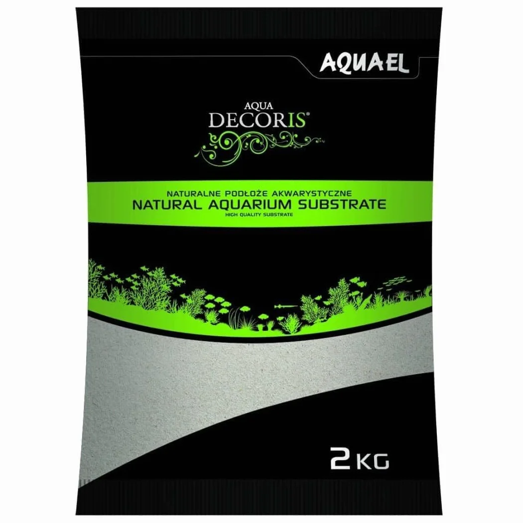 Aquael Sabbia silicea 0,1-0,3 mm - 2 kg, sabbia bianca