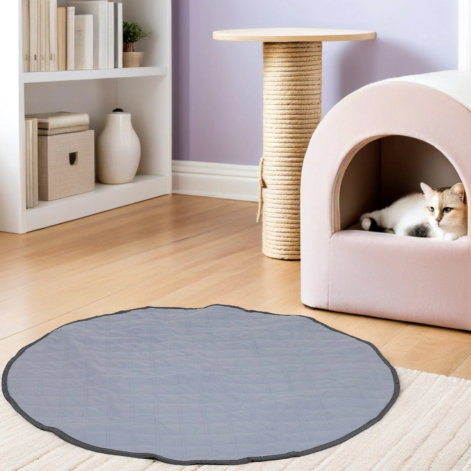 Tappetini Igienici per Cani e Gatti Riutilizzabili in Flanella, Impermeabili e Facili da Pulire, per Viaggio la Cura Notturna degli Animali Domestici