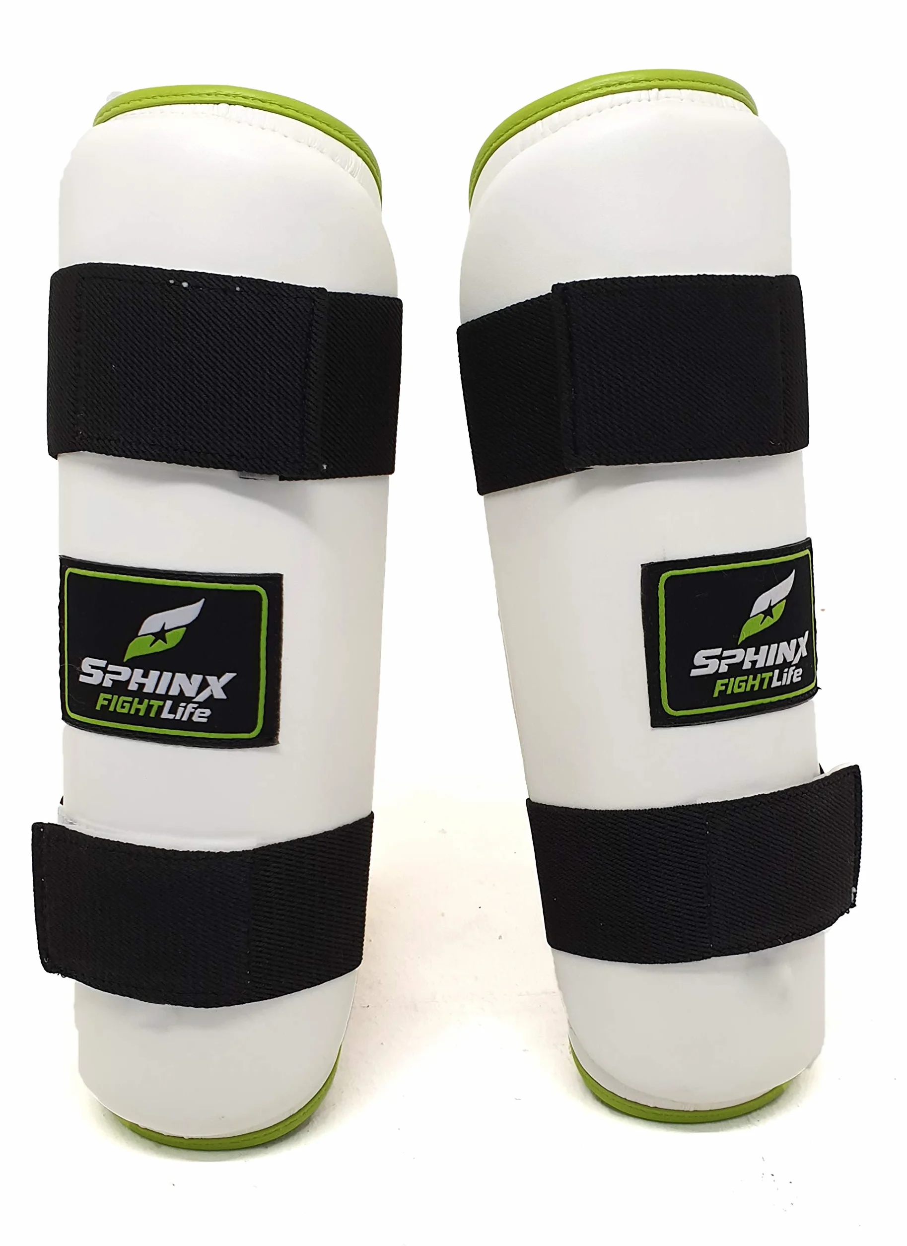 SPHINX, paratibie Nakamura Ideali per Chi Pratica Sport Come la Kickboxing, Il Full, Light Contact e Il semicontact. Bambino, Bianco, XS