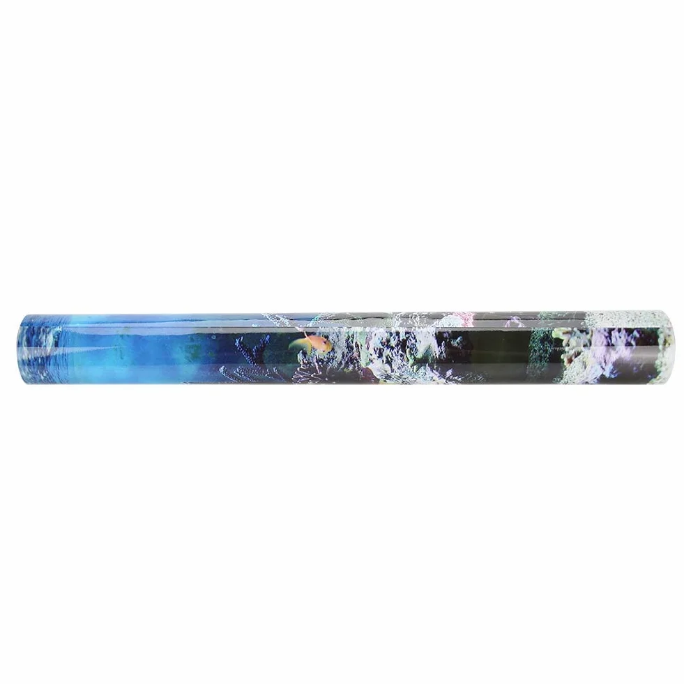 Fdit Acquario Sfondo Poster Fish Tank Sfondo PVC Adesivo Underwater Reef Decor Carta Adesiva Stickers Decalcomanie(76 * 30cm)