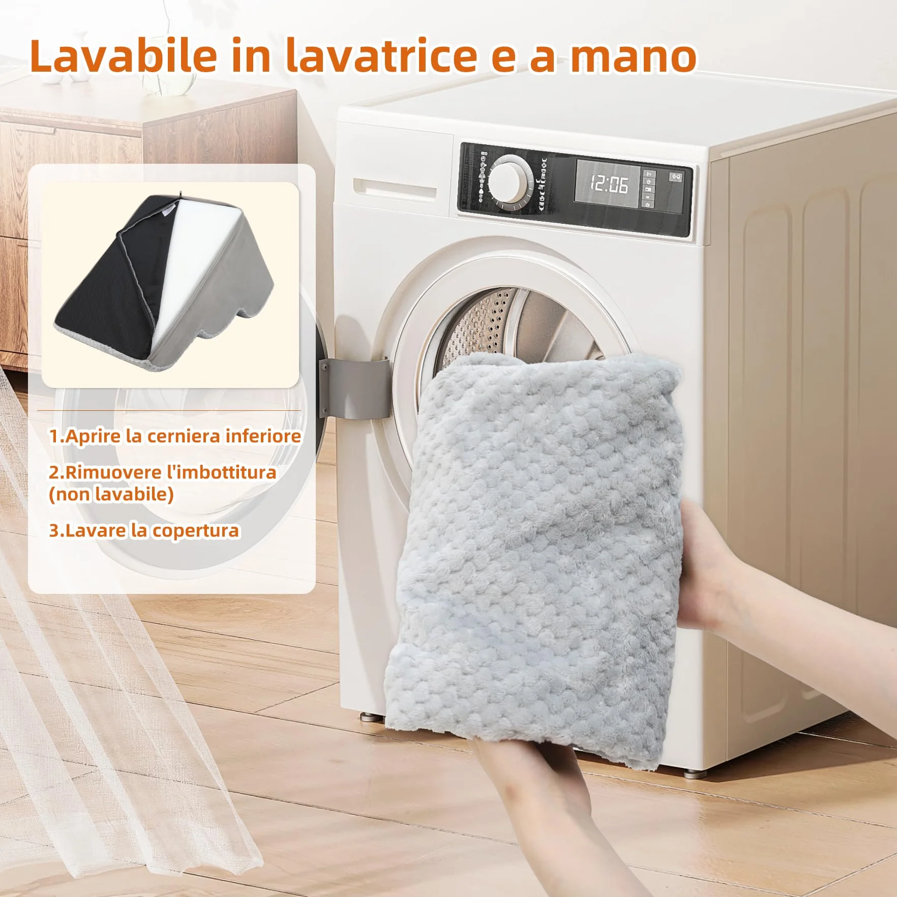 Scaletta per Cani 3 Gradini 40 cm Antiscivolo Rampa per Cani Copertura Rimovibile e Lavabile Grigio