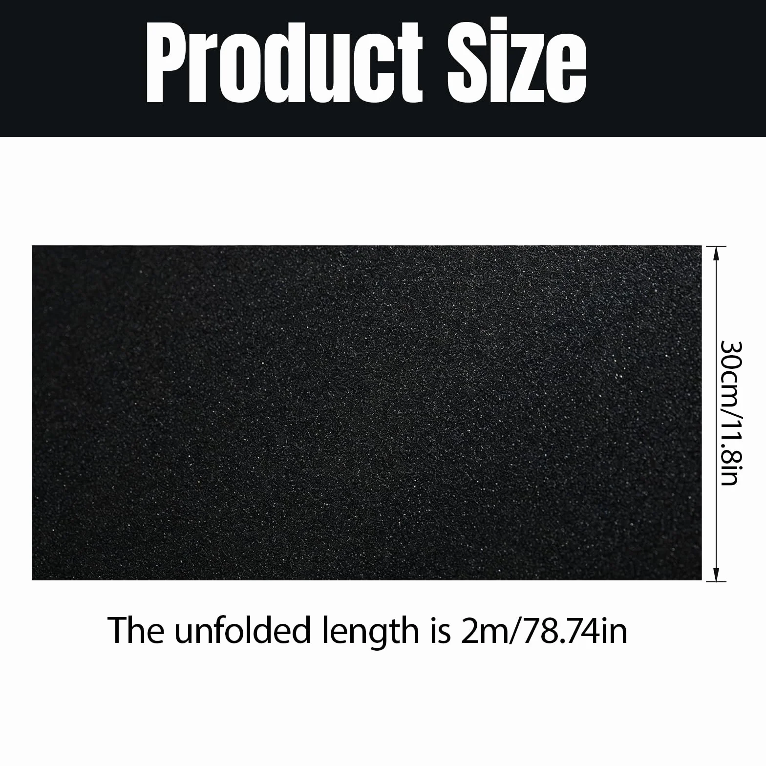 Sfondo acquario statico, adesivo in PVC nero per acquario, poster per acquario decorativo, adesivo statico per sfondo acquario nero (Schwarz mit Kleber, 30 x 200 cm)