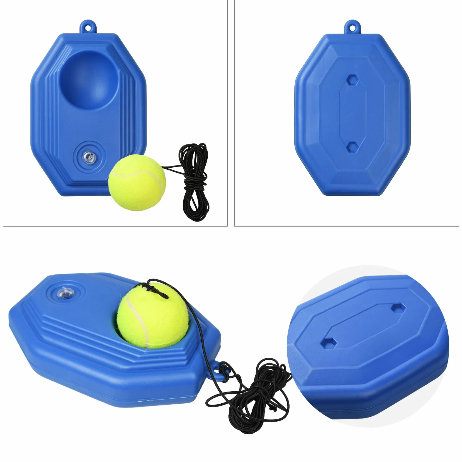 Allenatore Tennis con Base, Corda e Palla da Allenamento