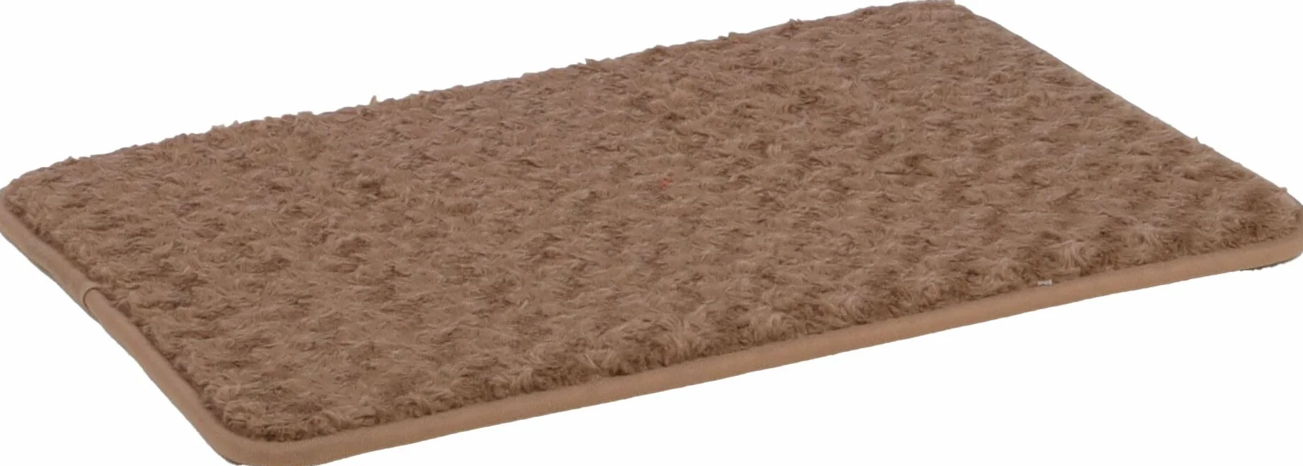 cuccia cane - cuscino ortopedico per cane e gatto in memory foam - cuscino rettangolare Webbi beige - adatto per gabbie e trasportini - 55,5 x 38,5 cm - Flamingo