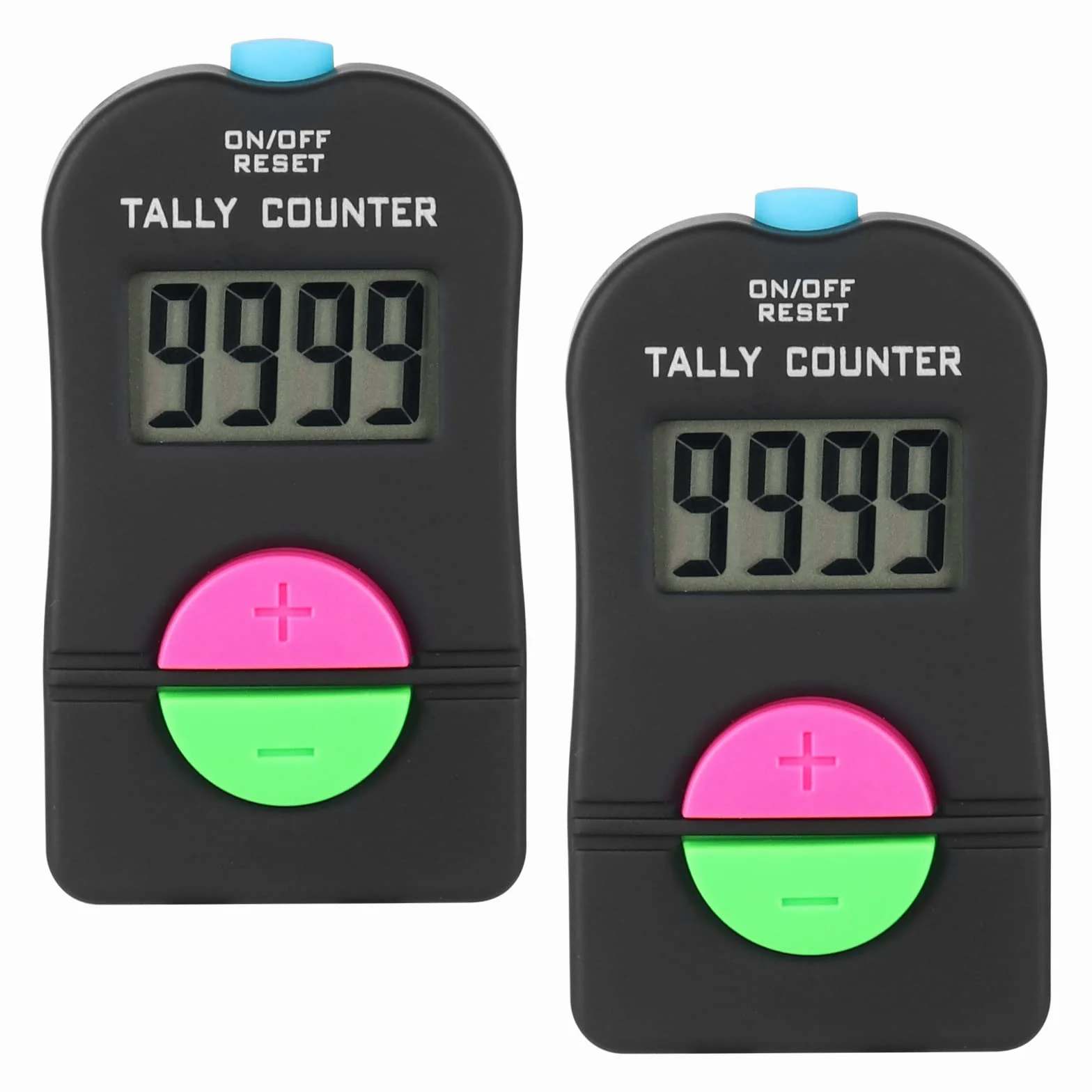 Contatore Digitale per Golf 2 Pezzi Clicker Manuale 0-9999